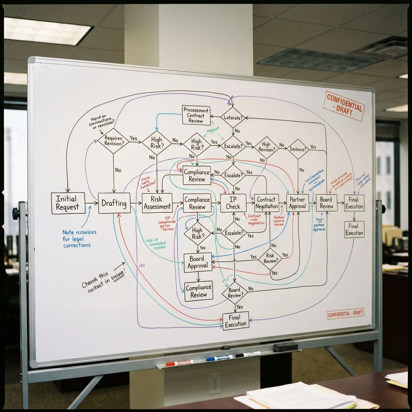 Visualizing complex legal logic ensures all edge cases are covered.