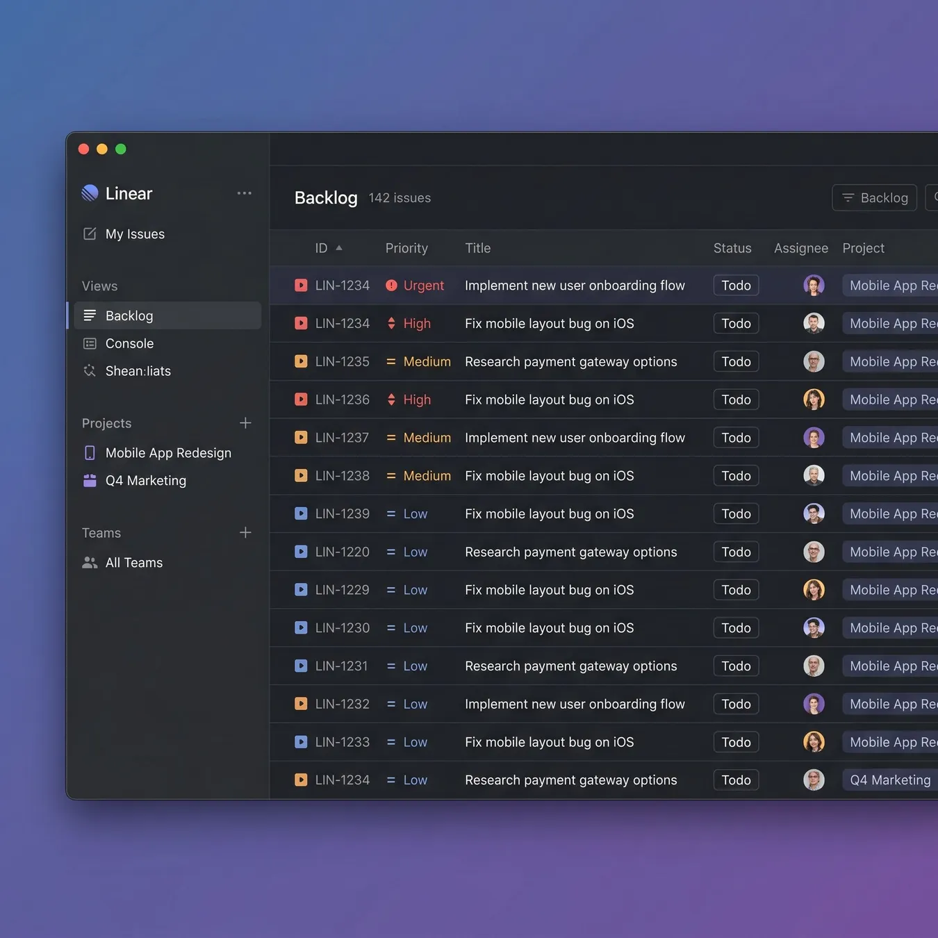 Streamlined backlogs reduce cognitive load for engineers.