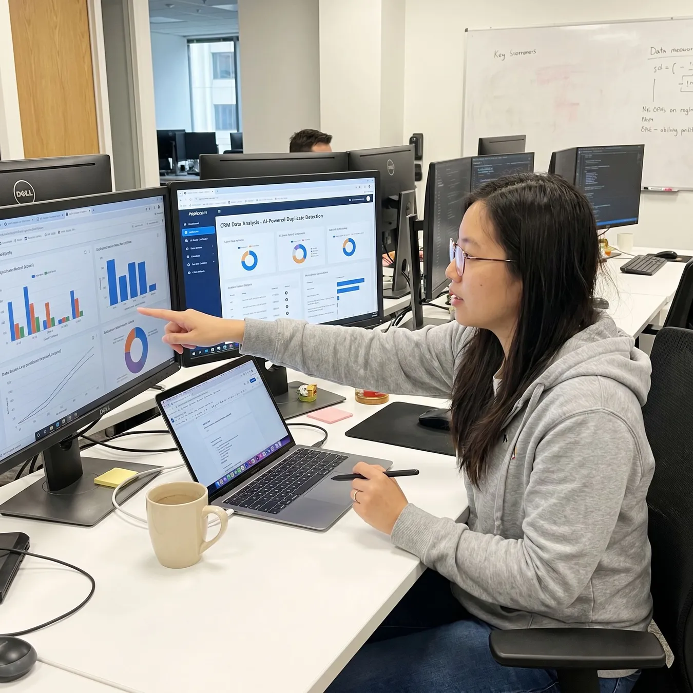 Leveraging AI for data cleansing and system audits.