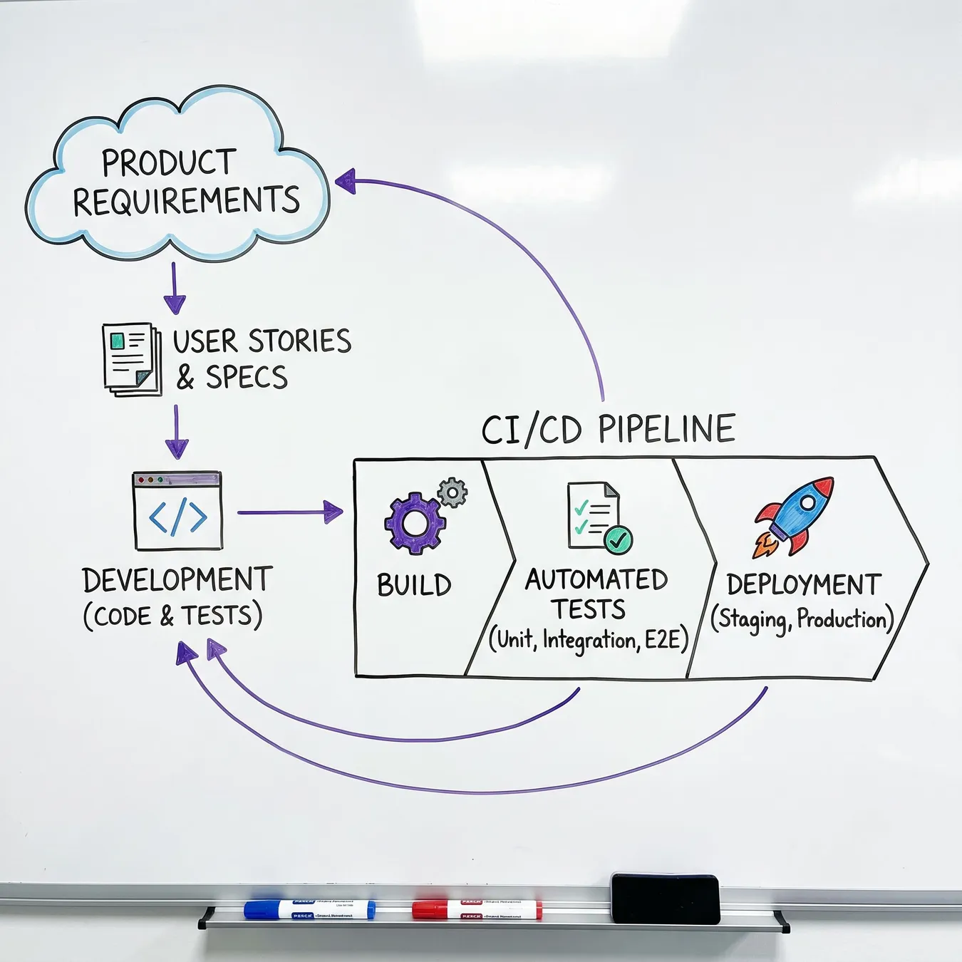 The end-to-end automated product lifecycle.