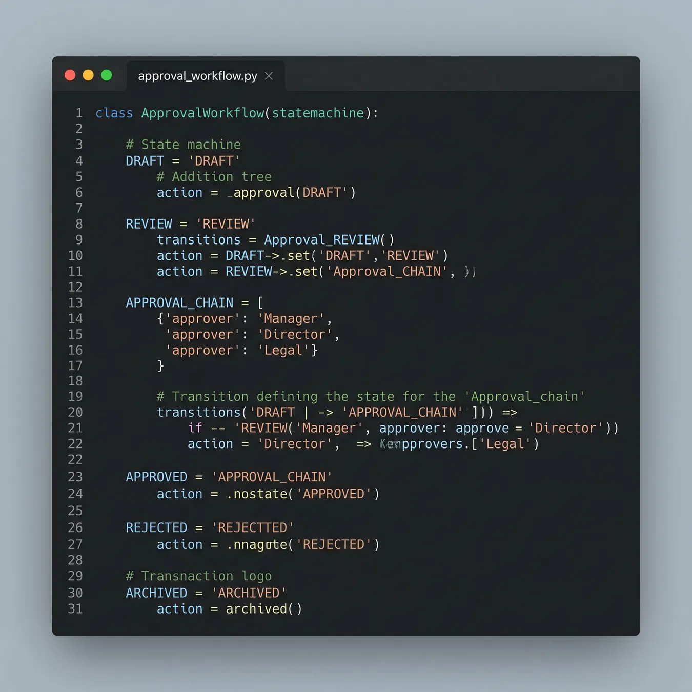 Durable state management for multi-step logic.