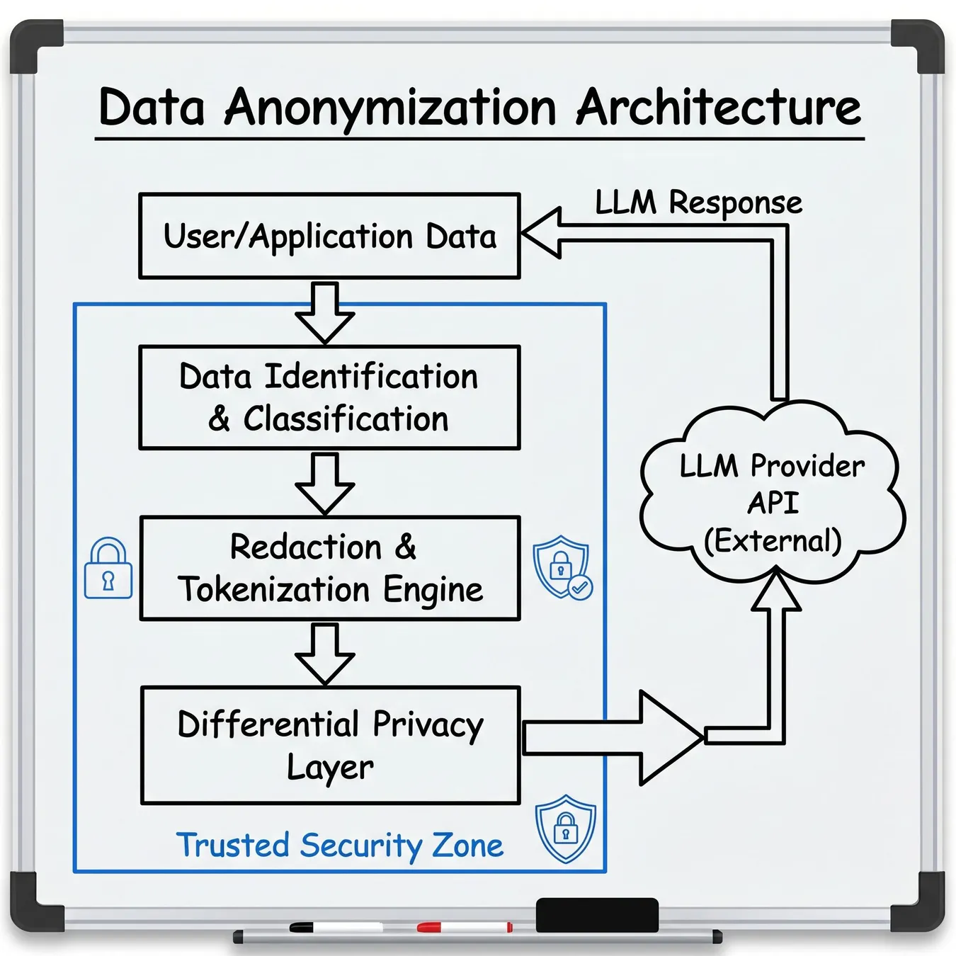 Protecting user data is a non-negotiable requirement for production AI.