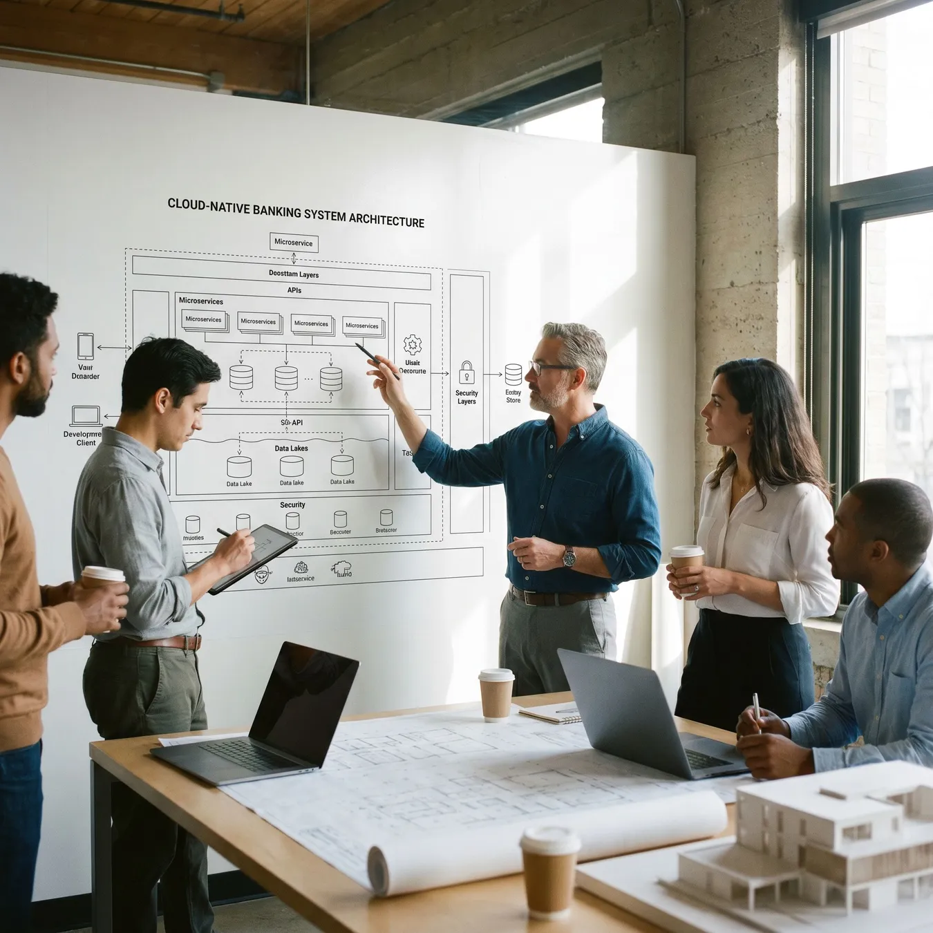 Studio 402 partners with banking leaders to design and ship secure operational systems.