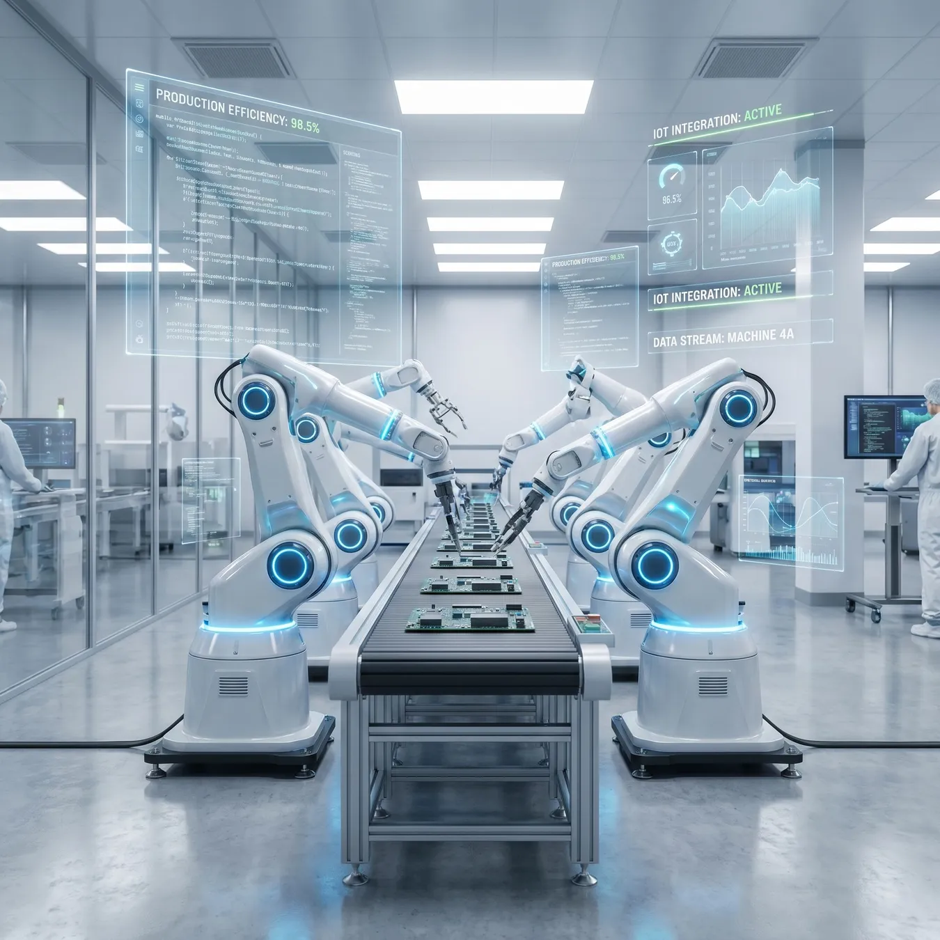 Modern manufacturing relies on the seamless integration of physical hardware and custom software systems.