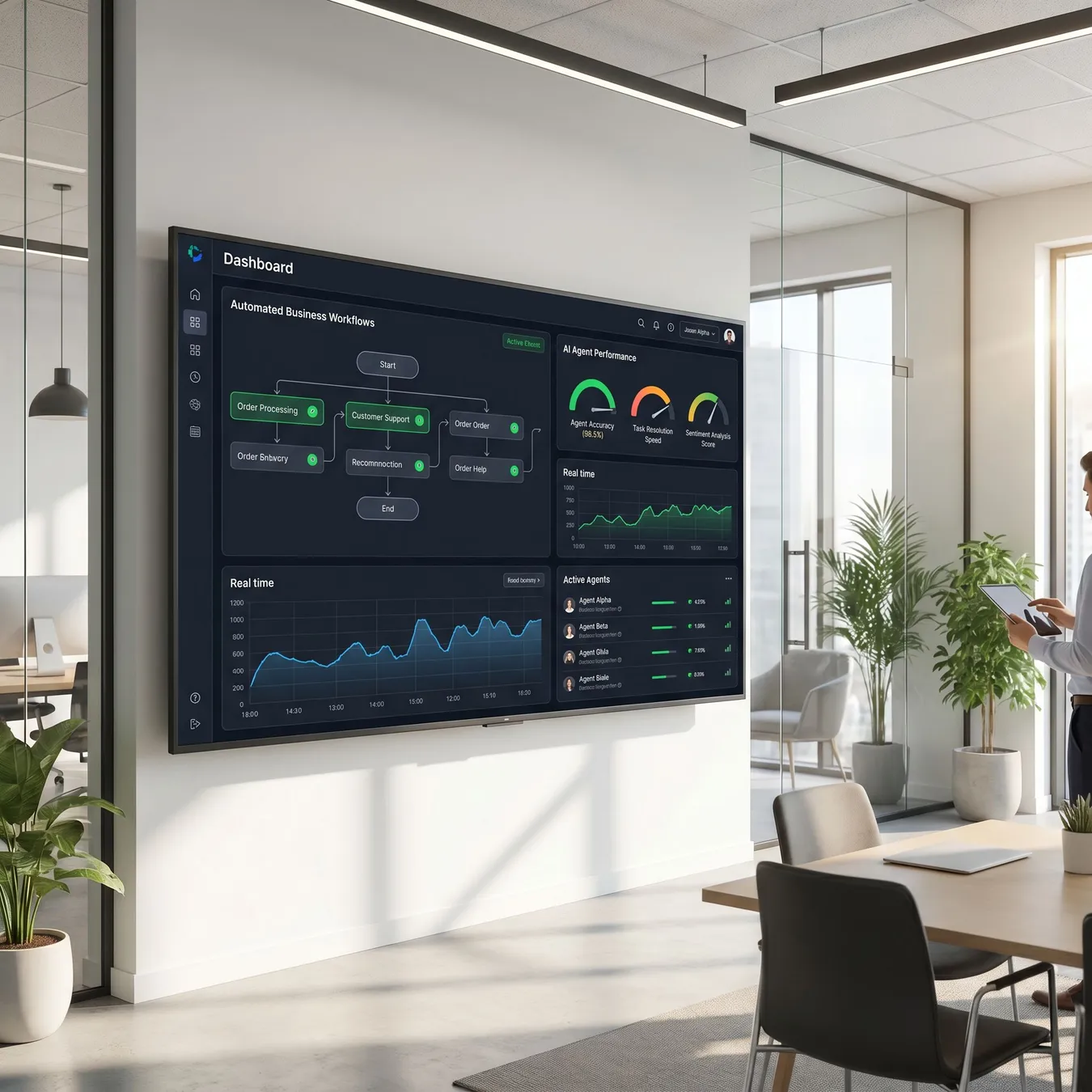 Operational leverage through custom automation.