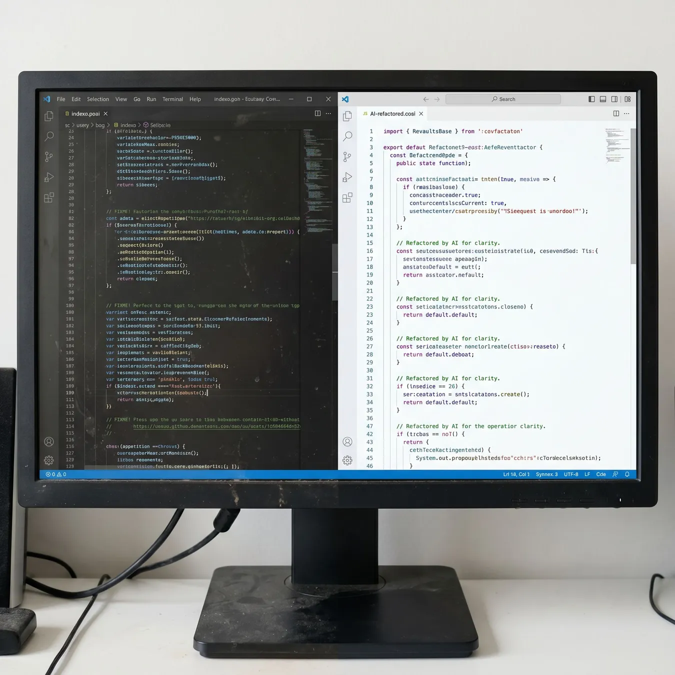 Automated code refactoring for maintainability.