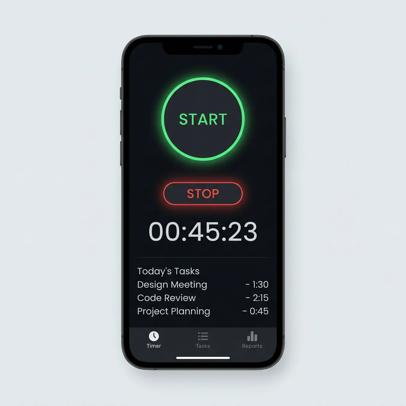 Mobile-first time tracking.