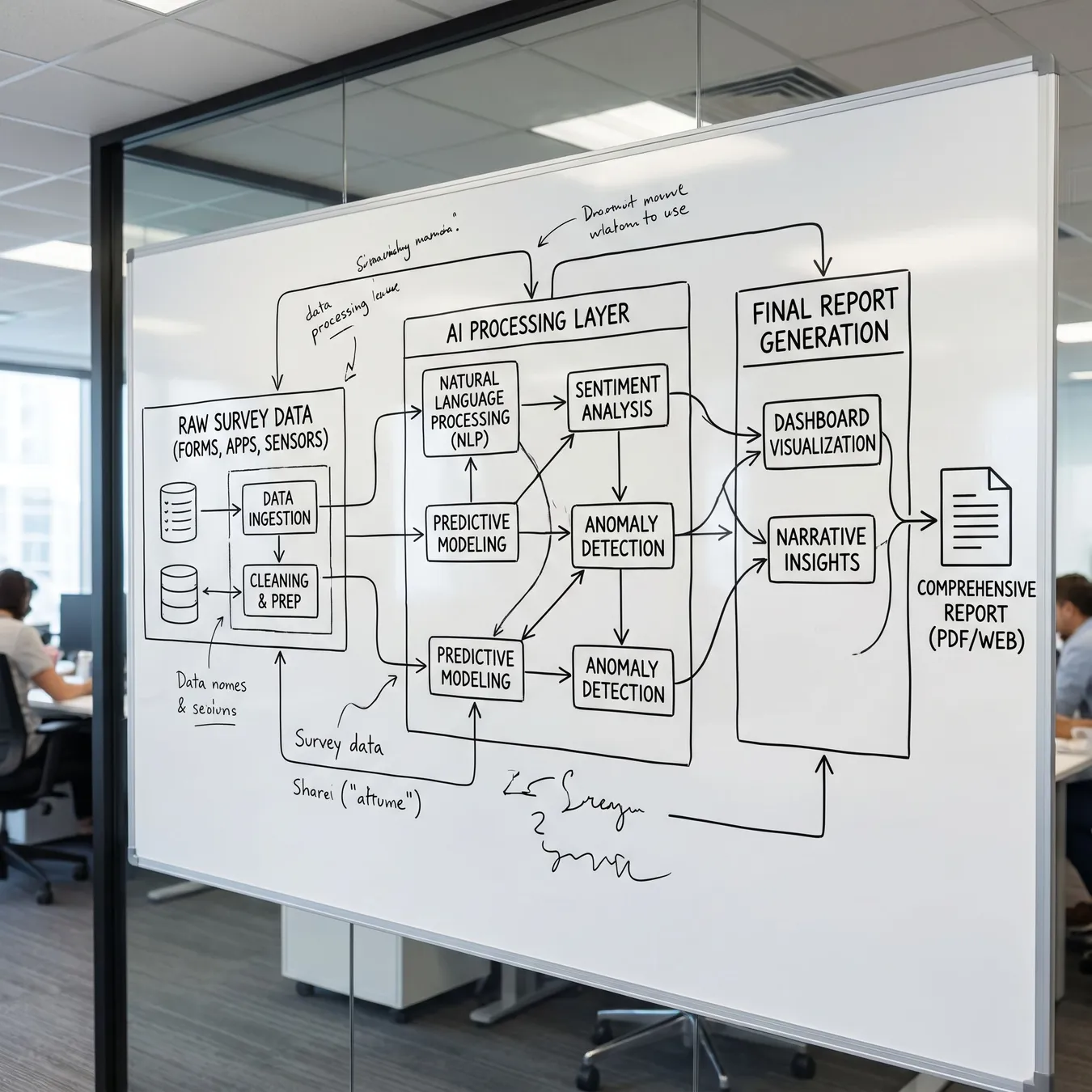 Automated data processing pipelines.