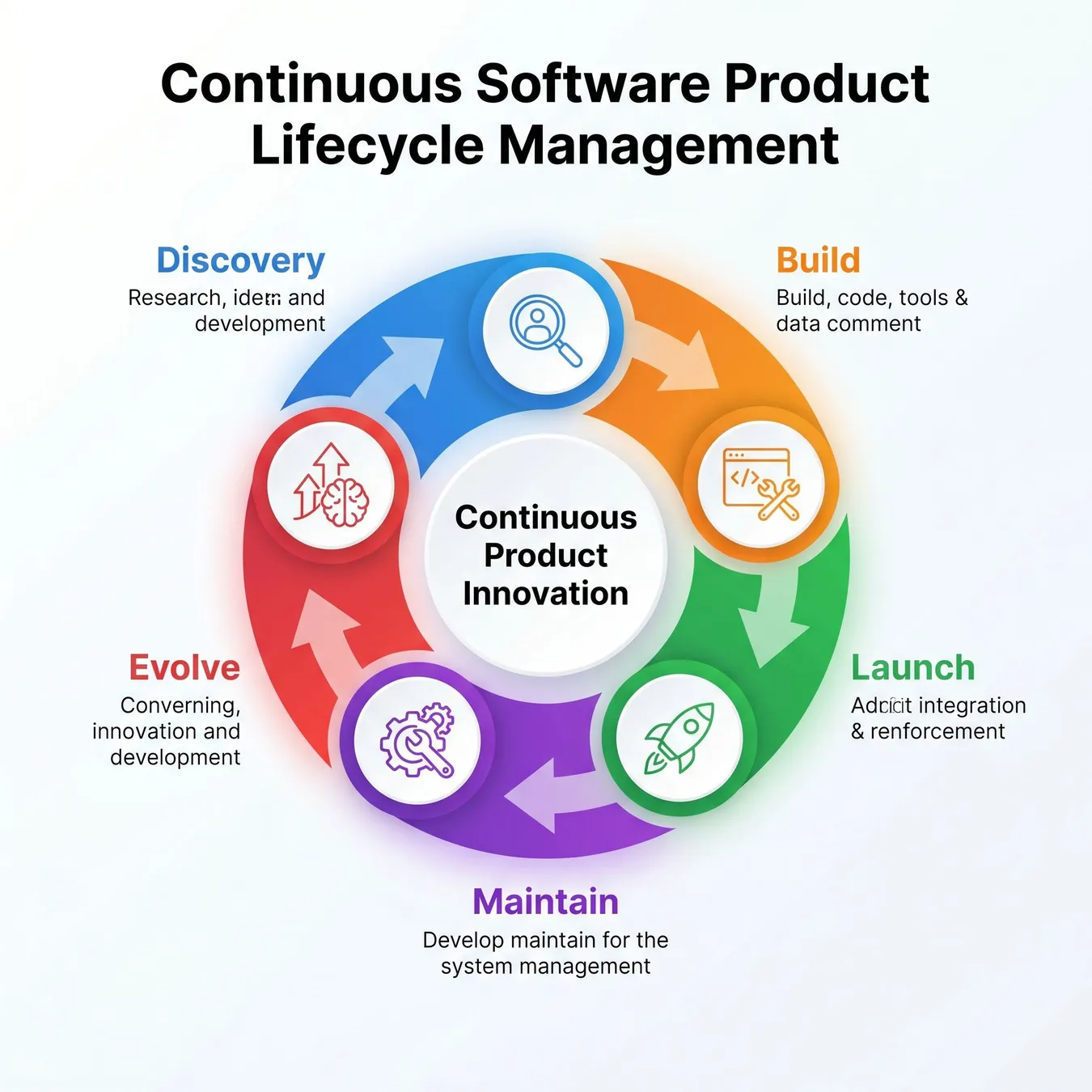 The continuous nature of modern software lifecycle management.