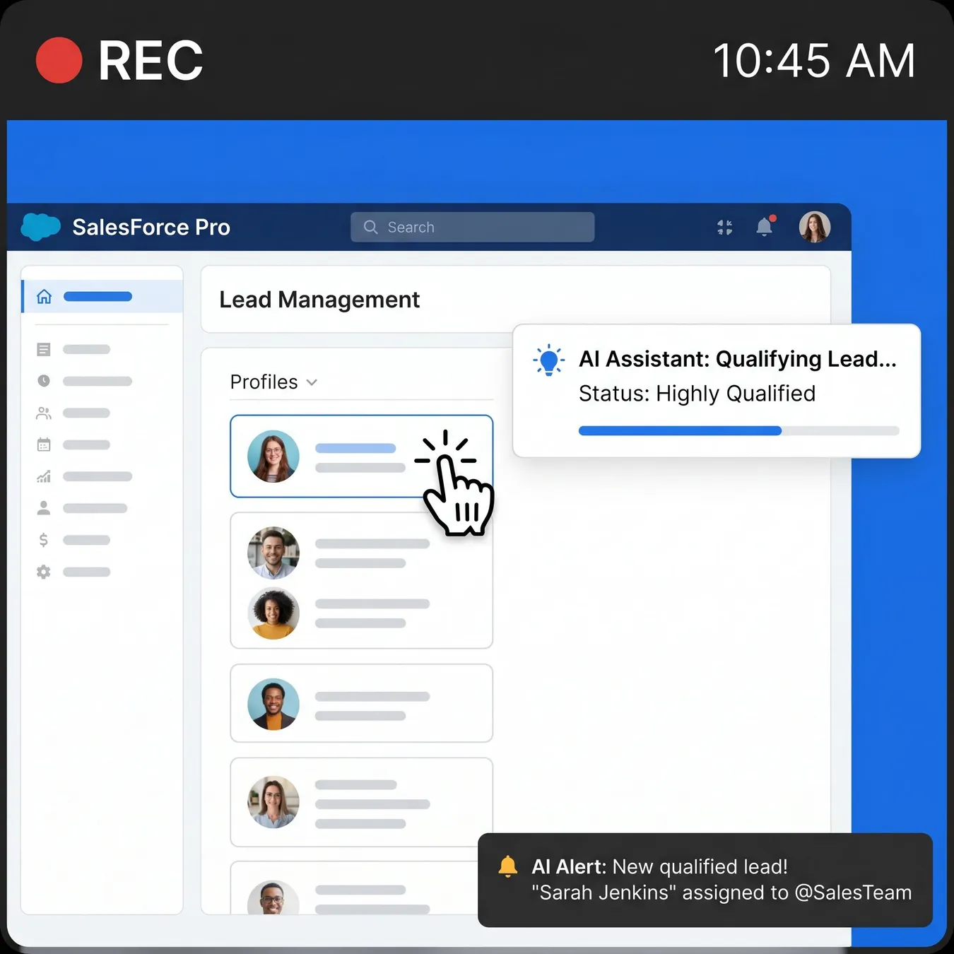 Automating the top of the funnel with intelligent agents.