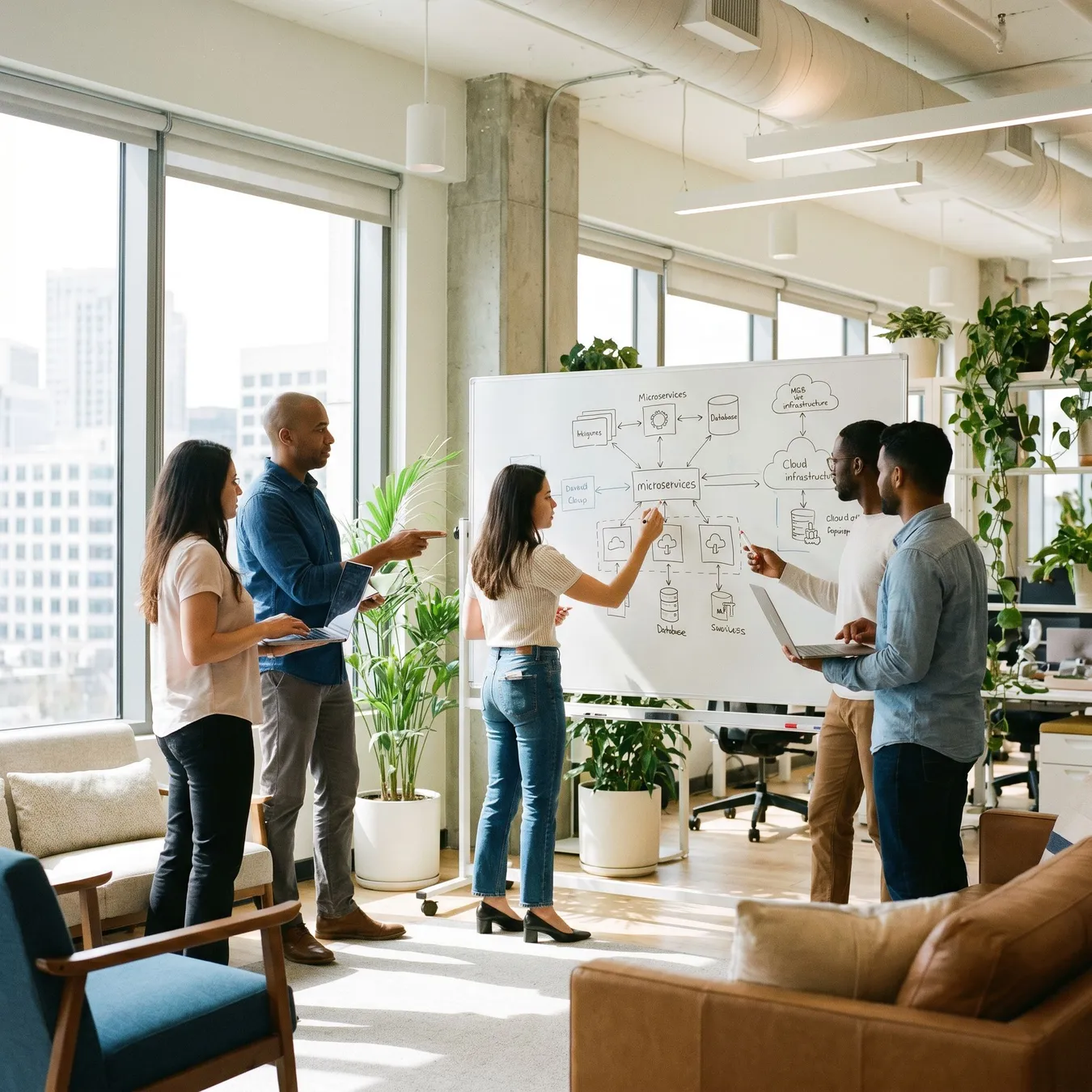 Collaborative leadership for complex technical transitions.