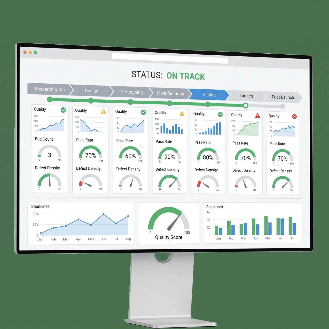Centralized operational control for complex product lifecycles.
