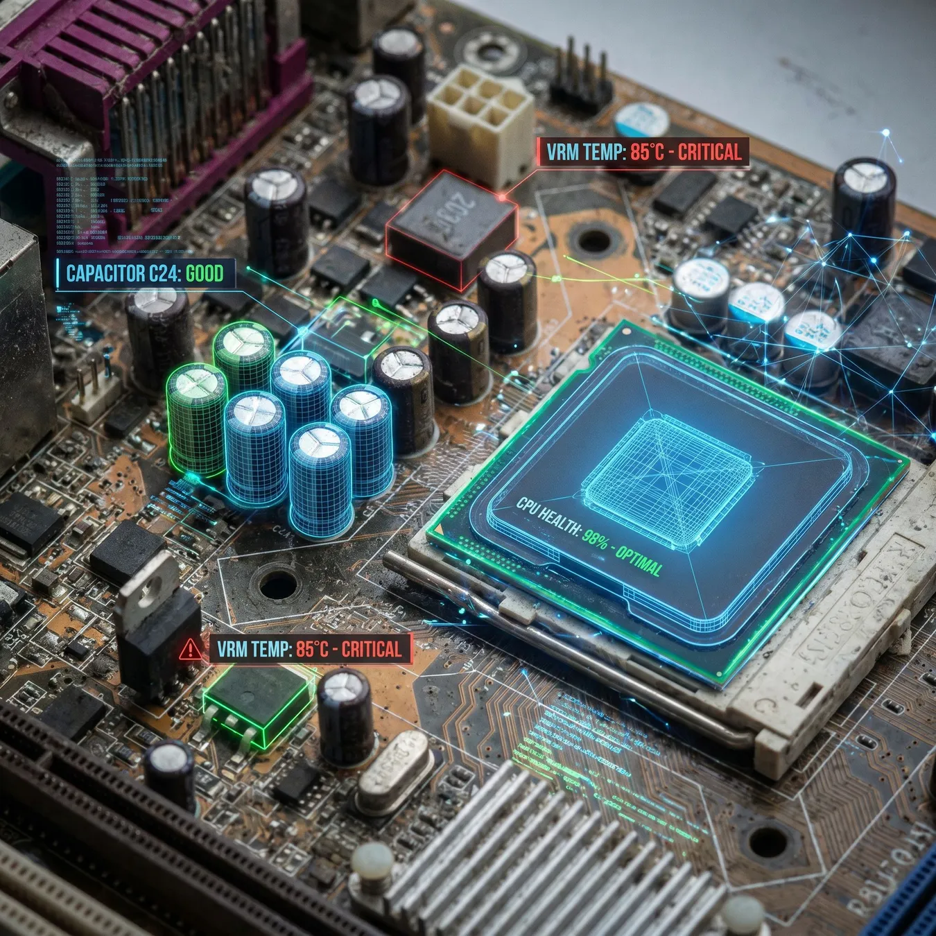 Hardware monitoring via software.