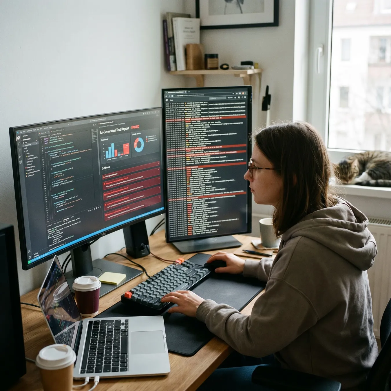 Our engineers use AI to validate every line of code.