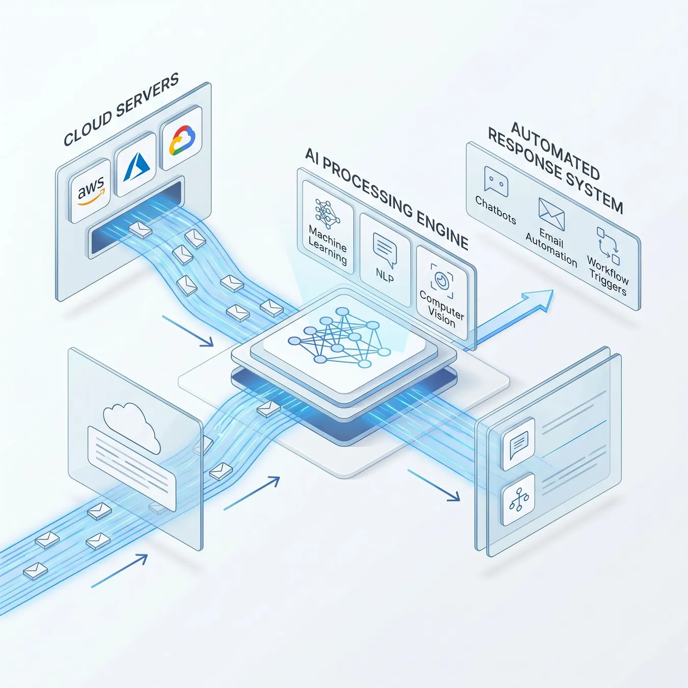 AIOps architecture bridges the gap between raw data and automated action.
