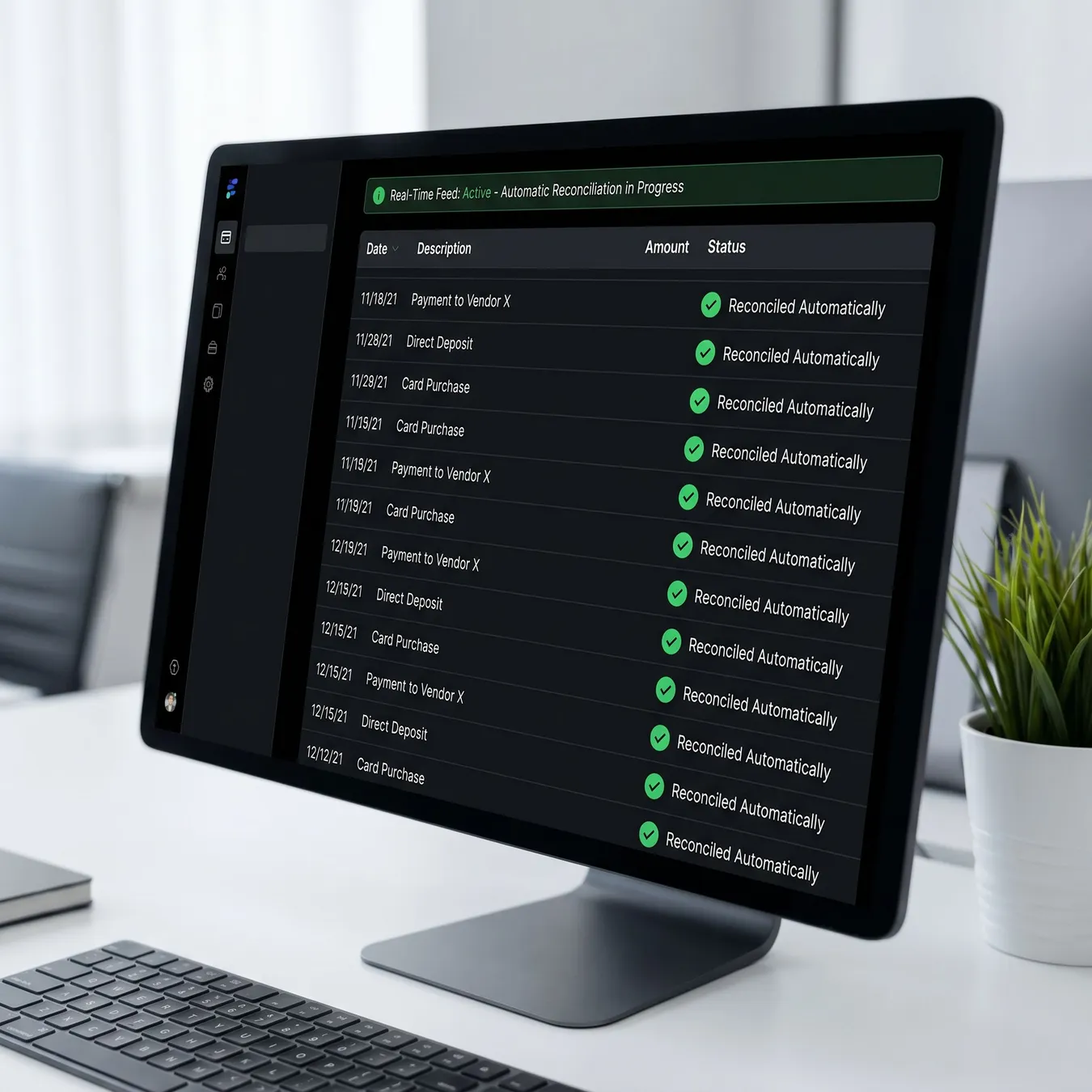 Automated reconciliation dashboards provide instant visibility into disbursement status.