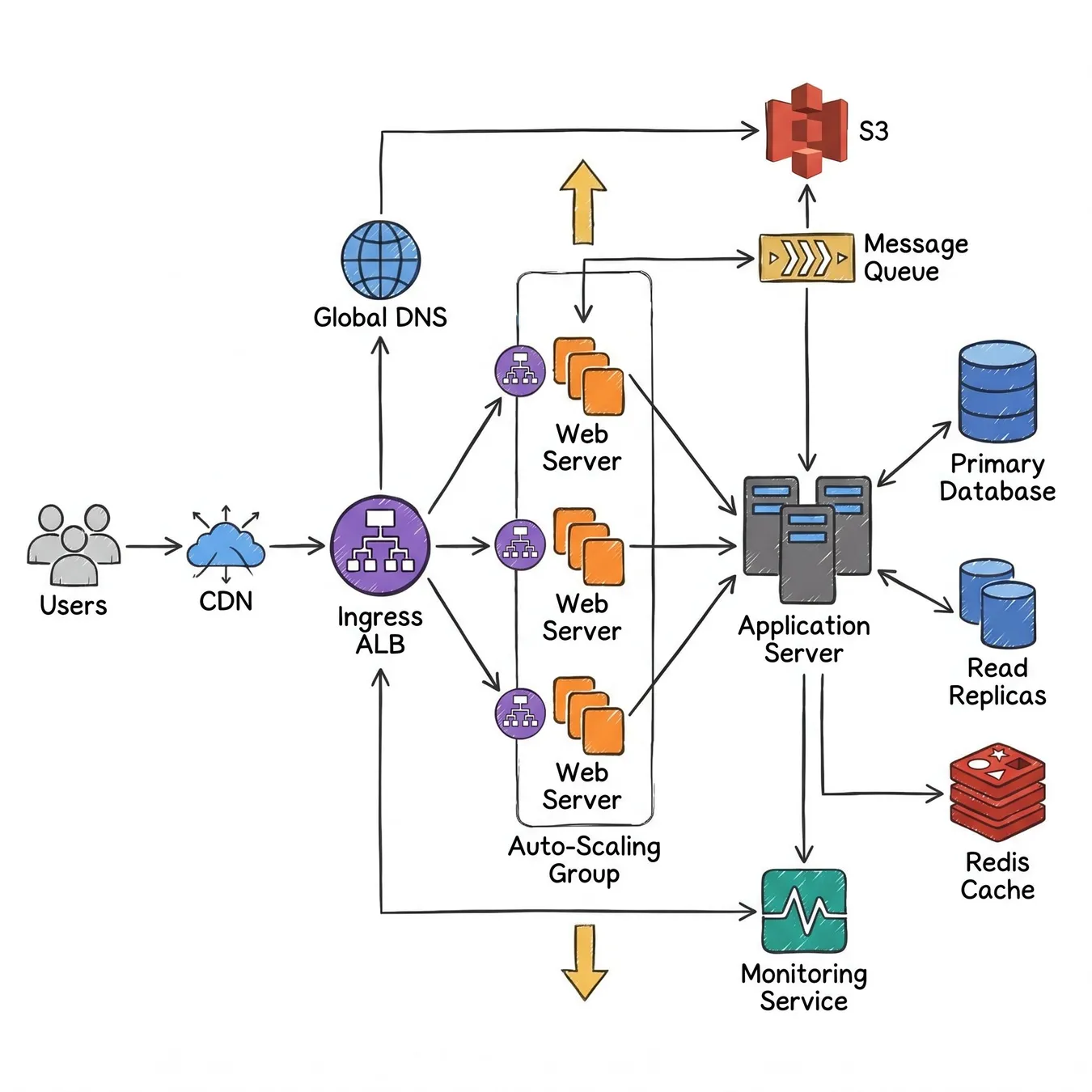 Moving from single-server to distributed systems.