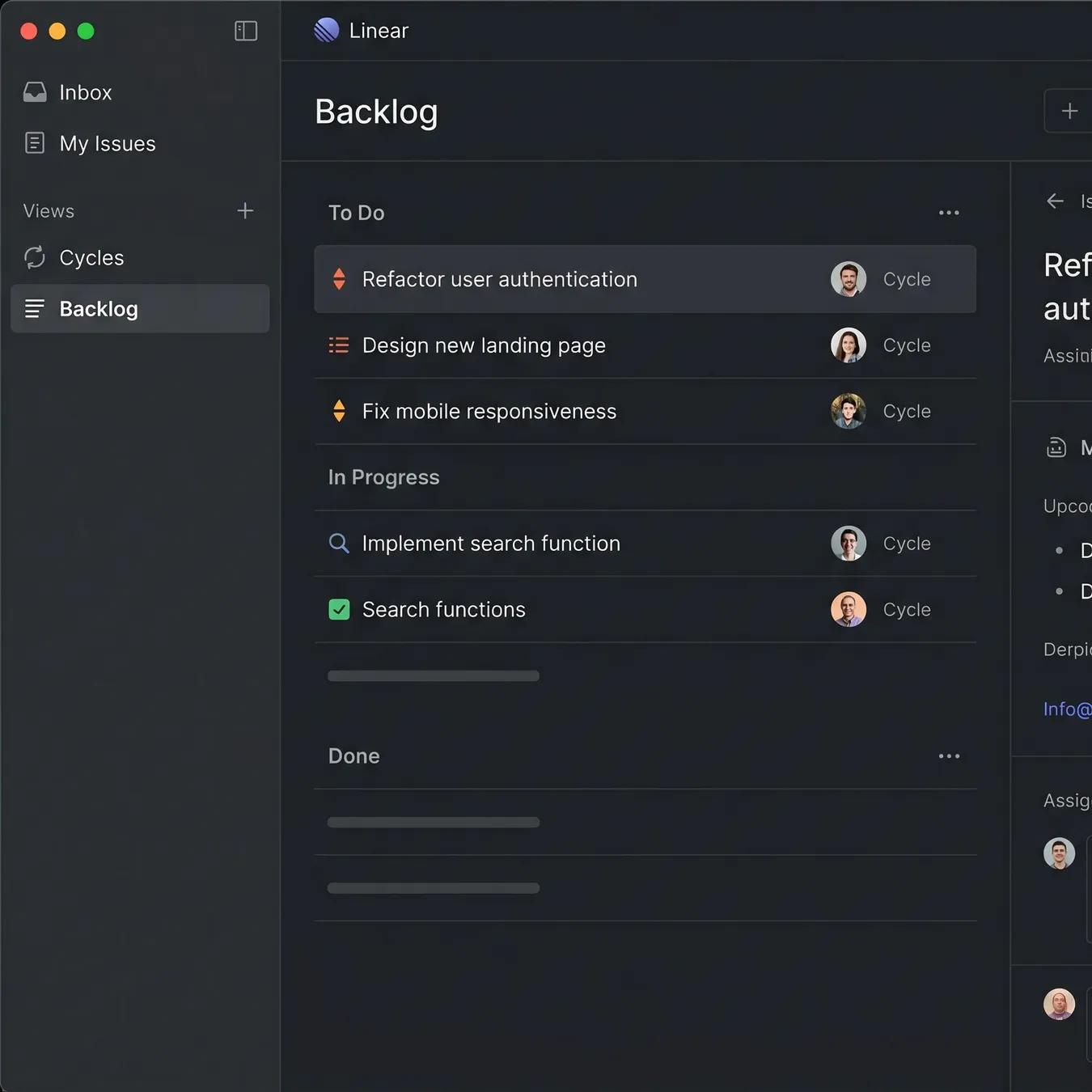 Clear backlogs reduce engineering friction.