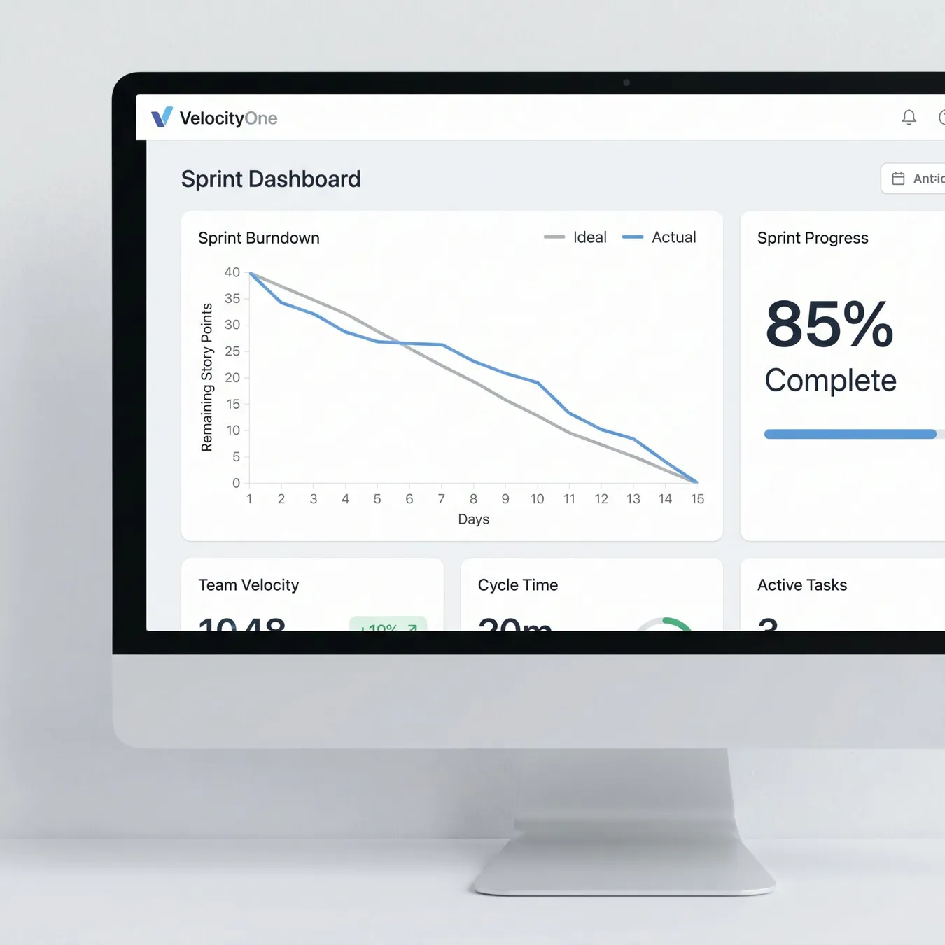 Modern agile dashboards provide real-time visibility into shipping cycles.