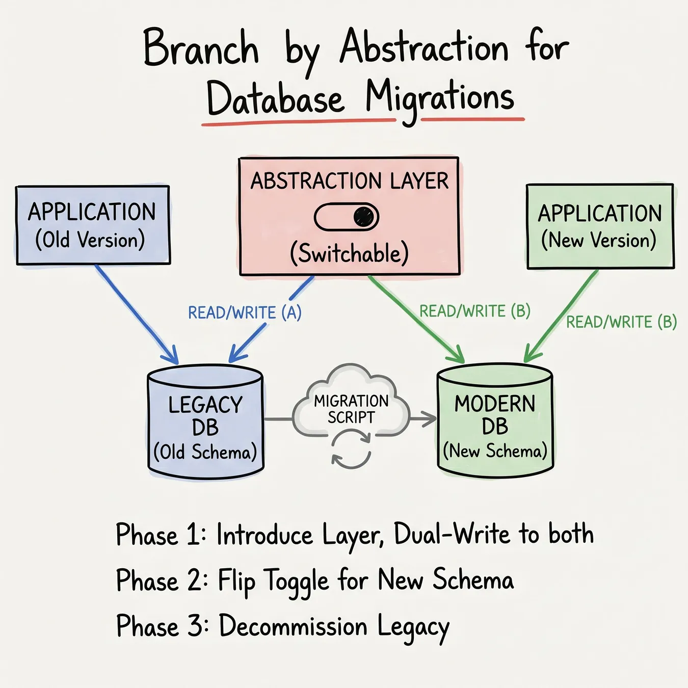 Decoupling logic from data sources.