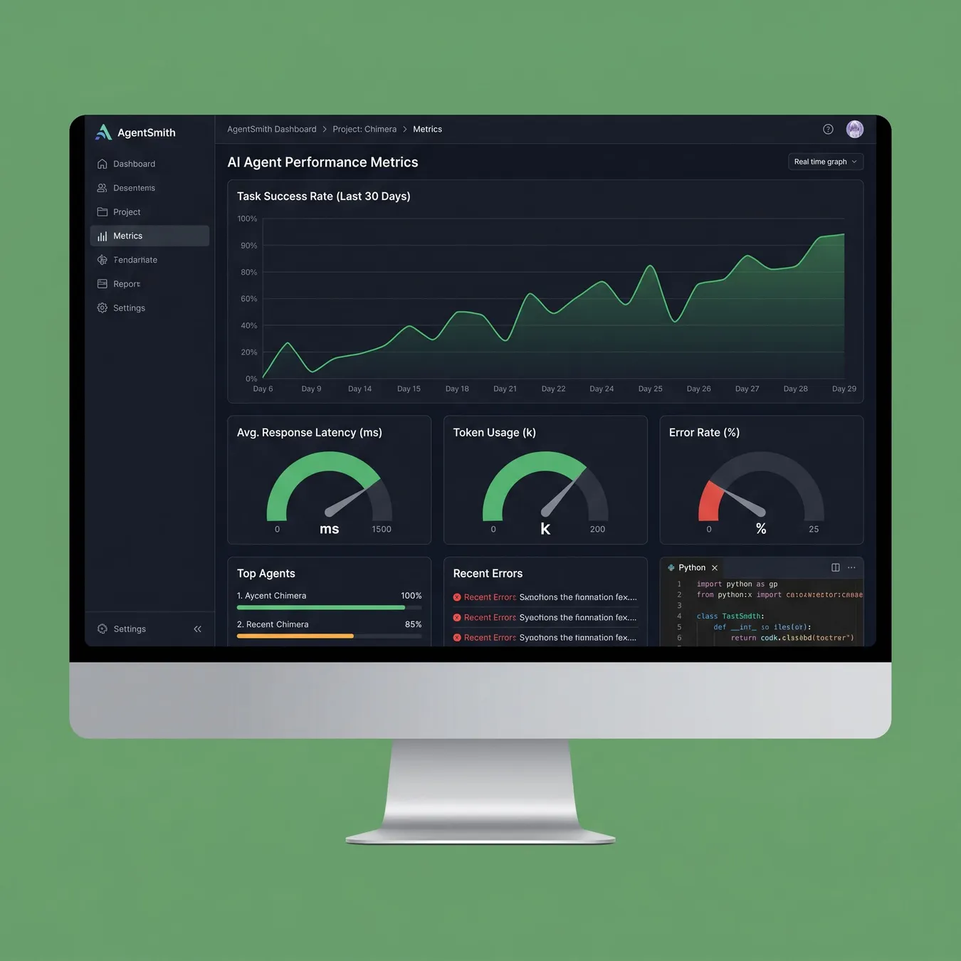 Monitoring agent accuracy and contribution.