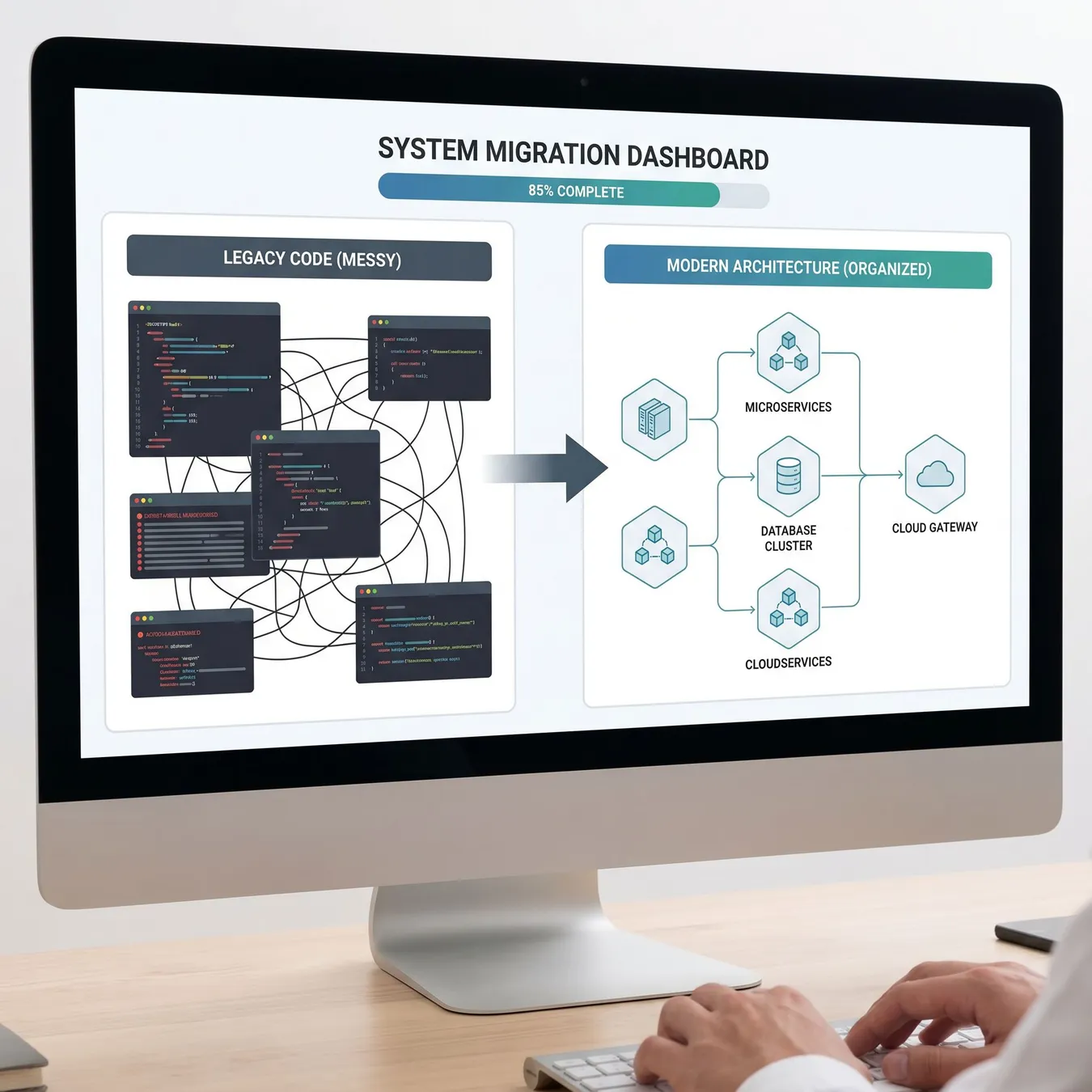 Modernizing legacy systems for long-term growth.