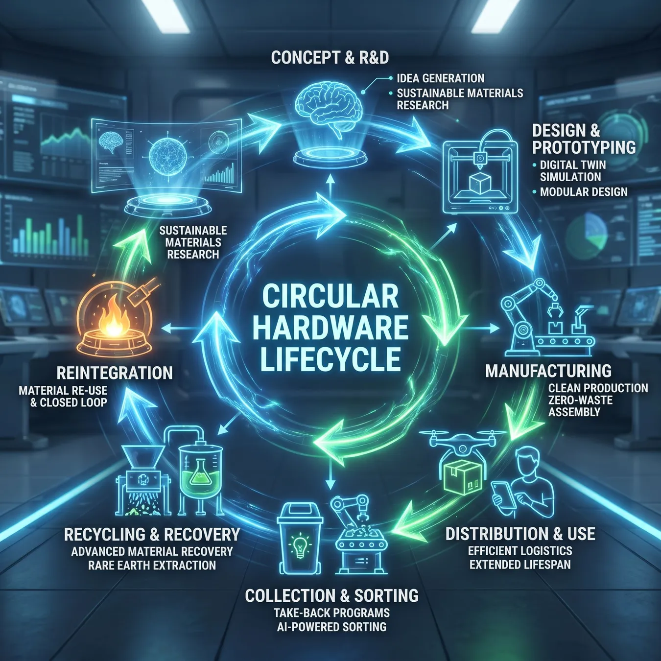 The interconnected nature of modern hardware-software development cycles.