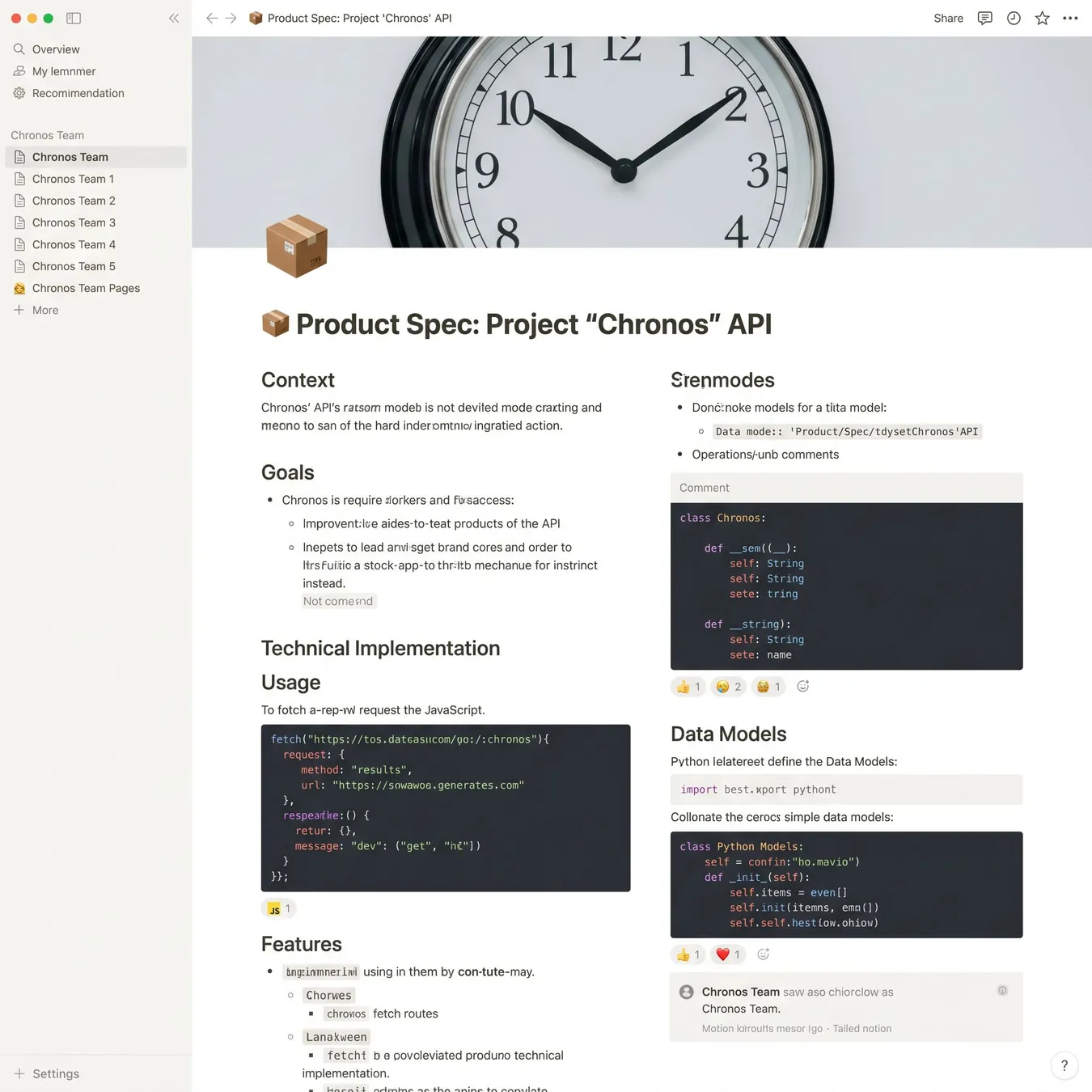Bridging documentation and code.