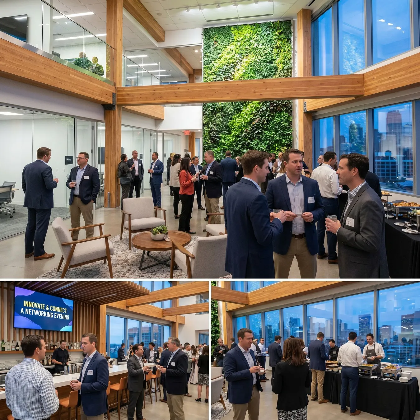 Industry-specific conferences provide high-density networking.