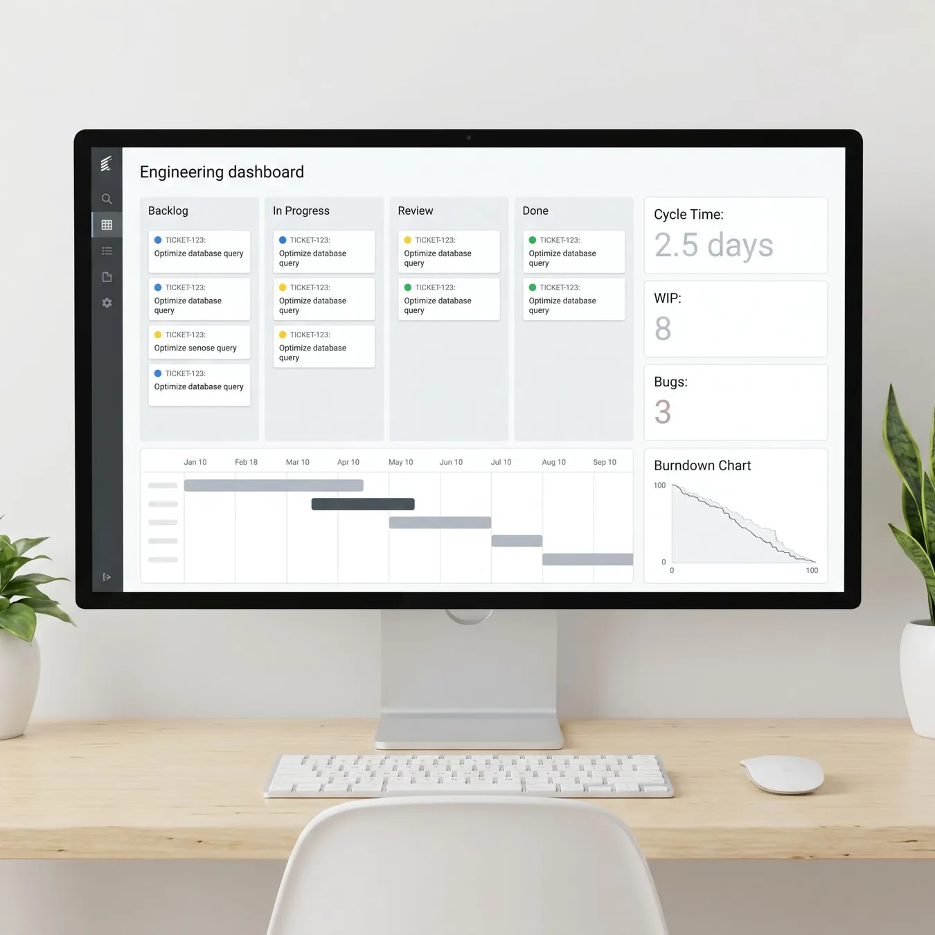 Modern project management tools prioritize clarity and speed over complex configuration.