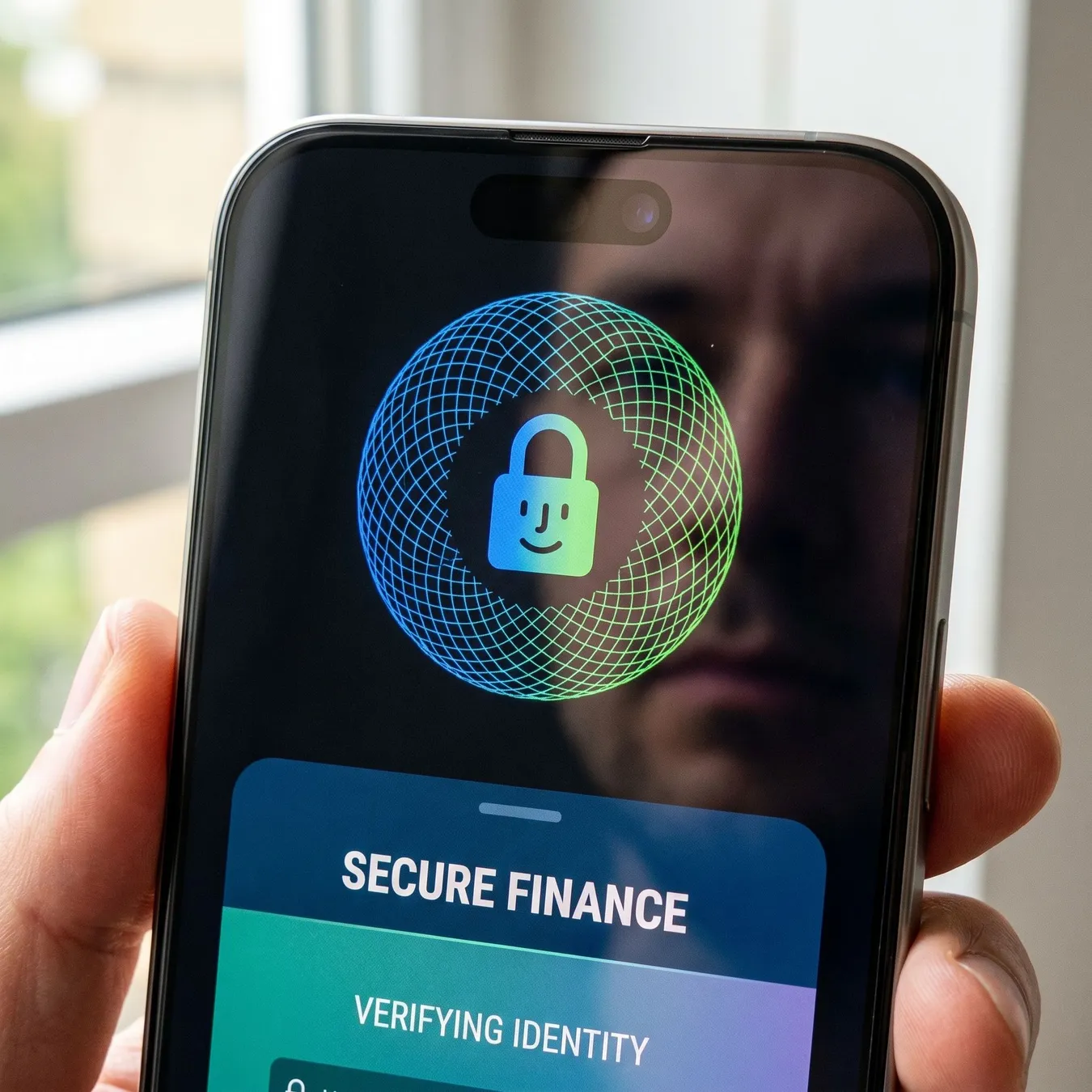 Biometric security is a native iOS standard.