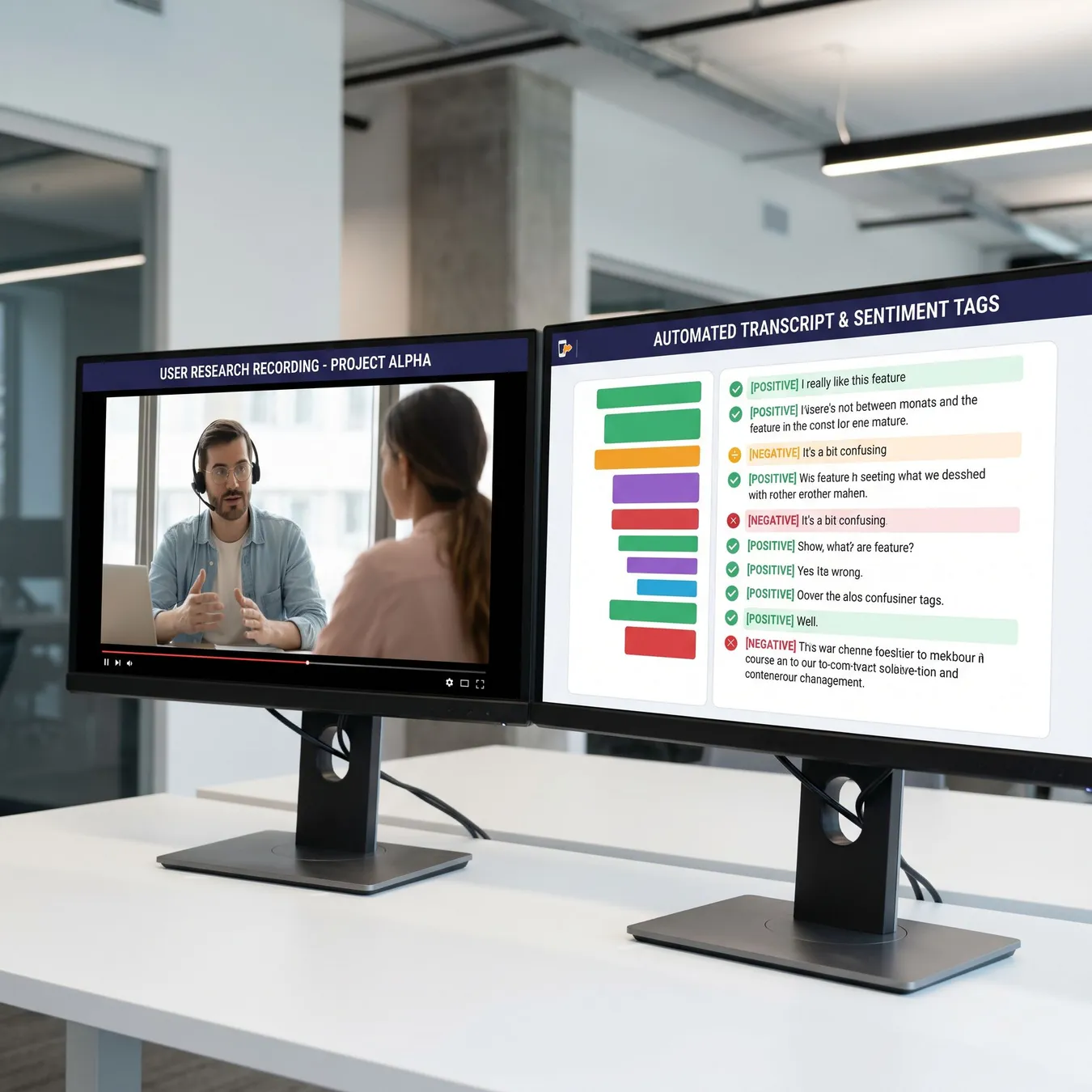 Integrated qualitative and quantitative data capture.