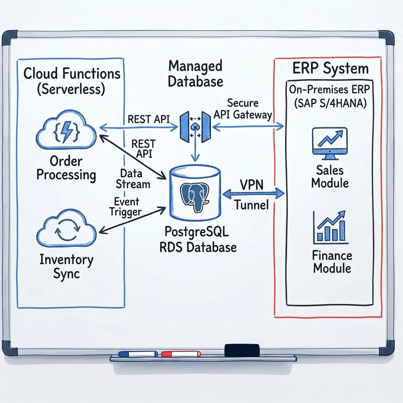 The infrastructure required to support secure financial automation.
