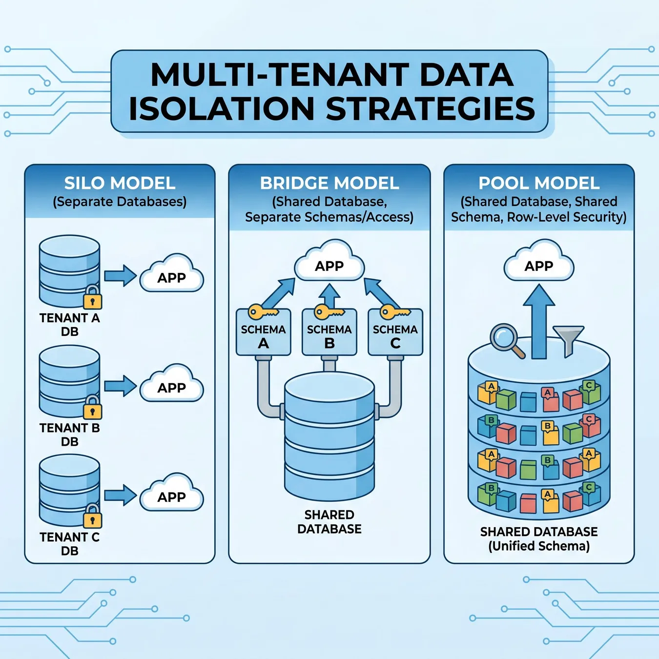 Choosing the right tenant isolation model for SaaS growth.