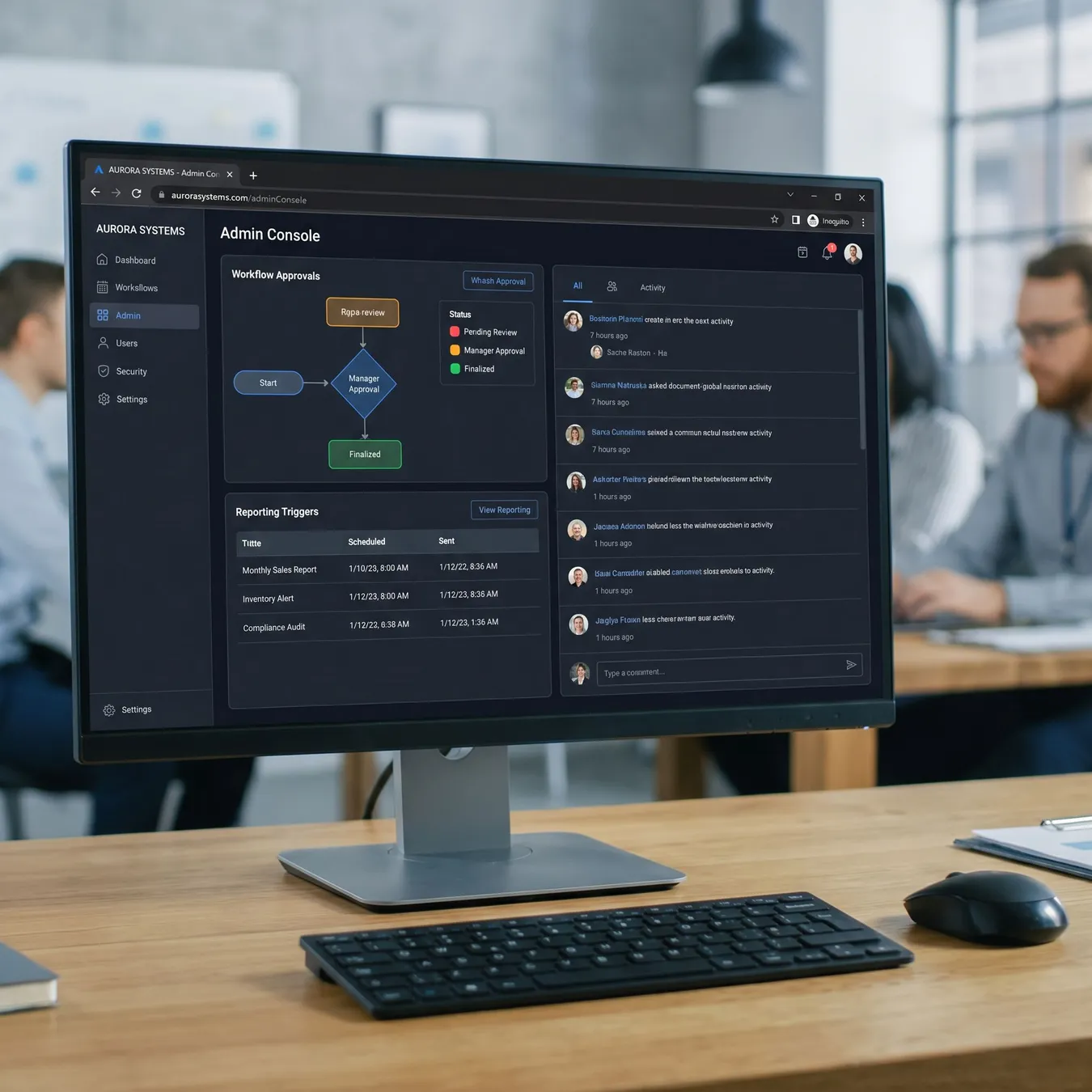 Internal tools that automate complex approvals.