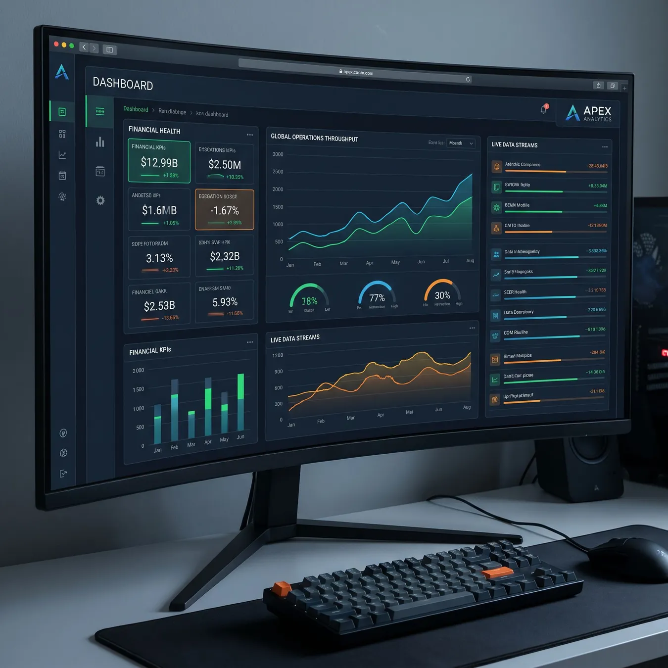 Unified visibility across finance and operations.