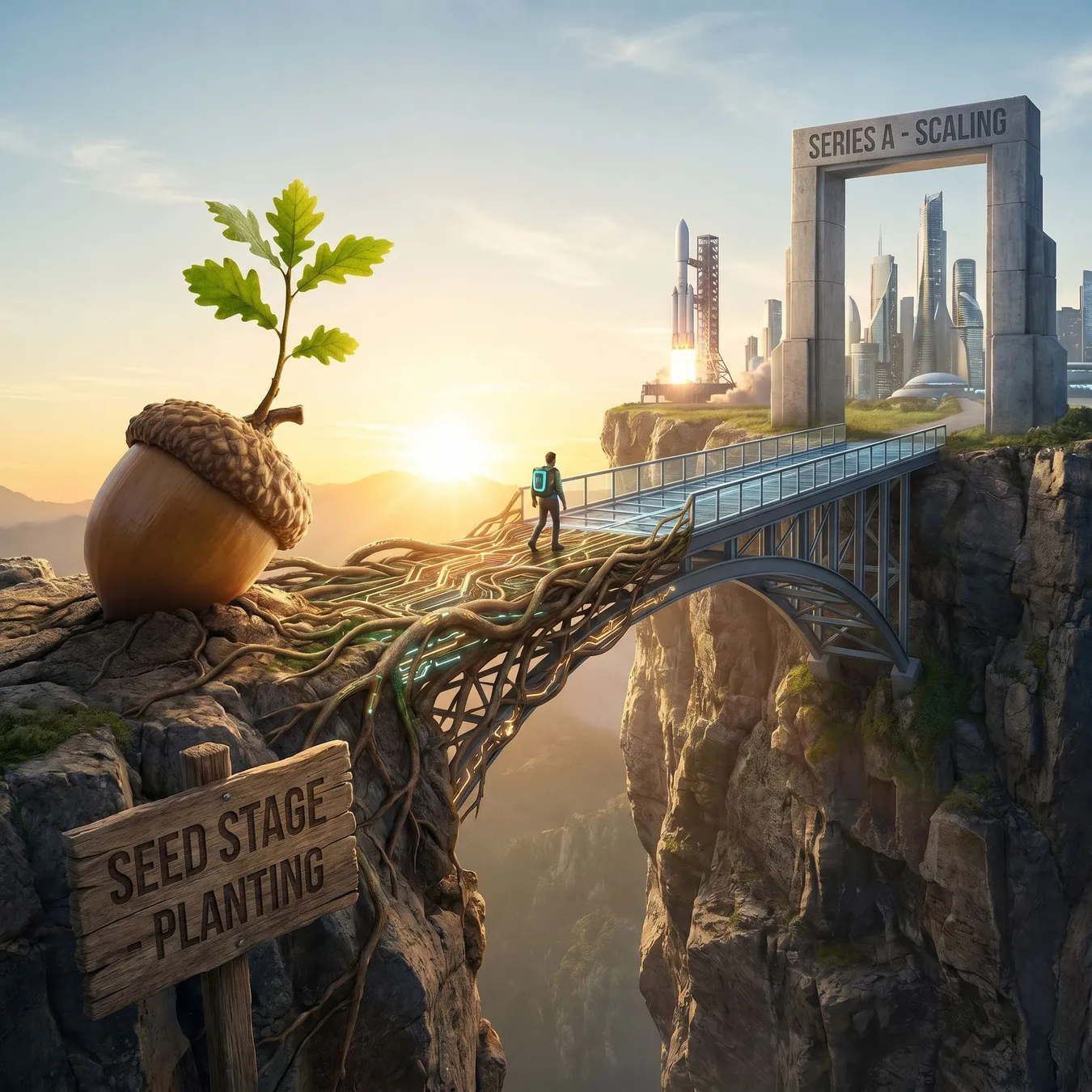 Crossing the bridge requires a solid foundation.
