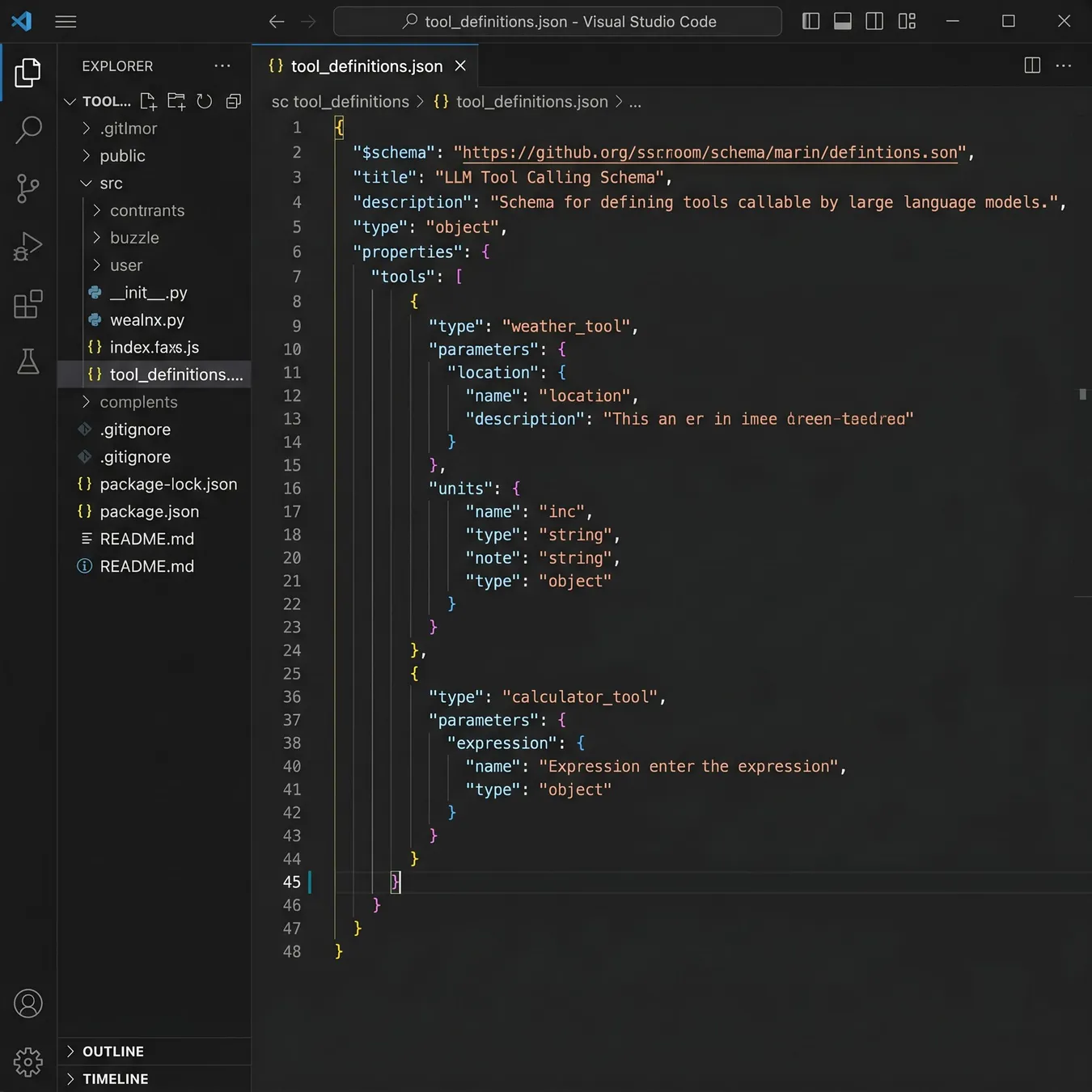 Defining structured outputs for AI agents.