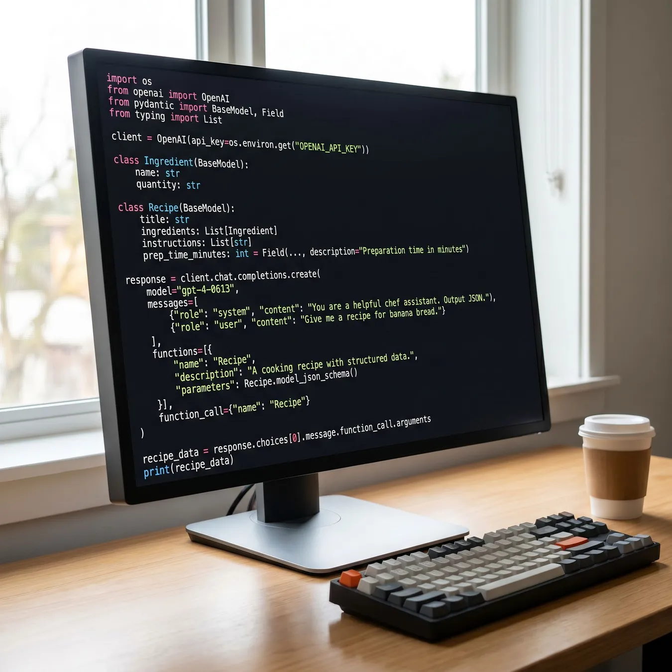 Custom software ensures AI outputs match your data schema.