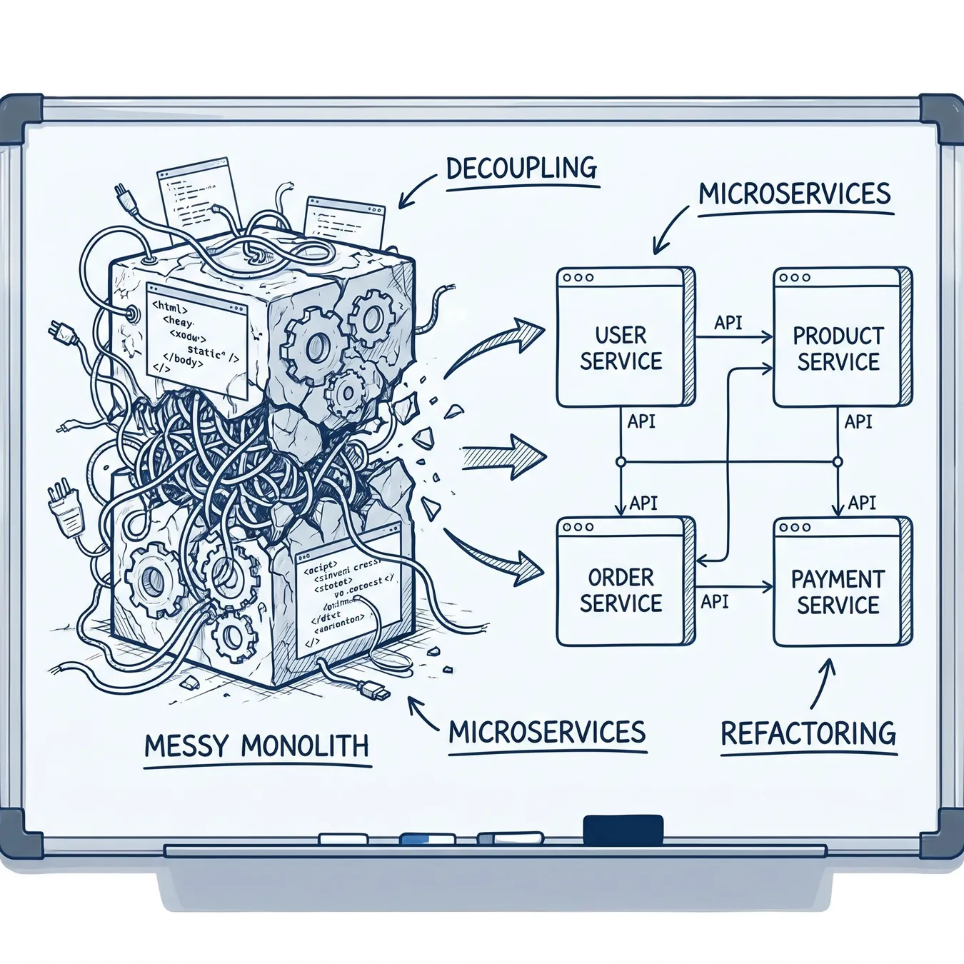 Decomposing complex systems.