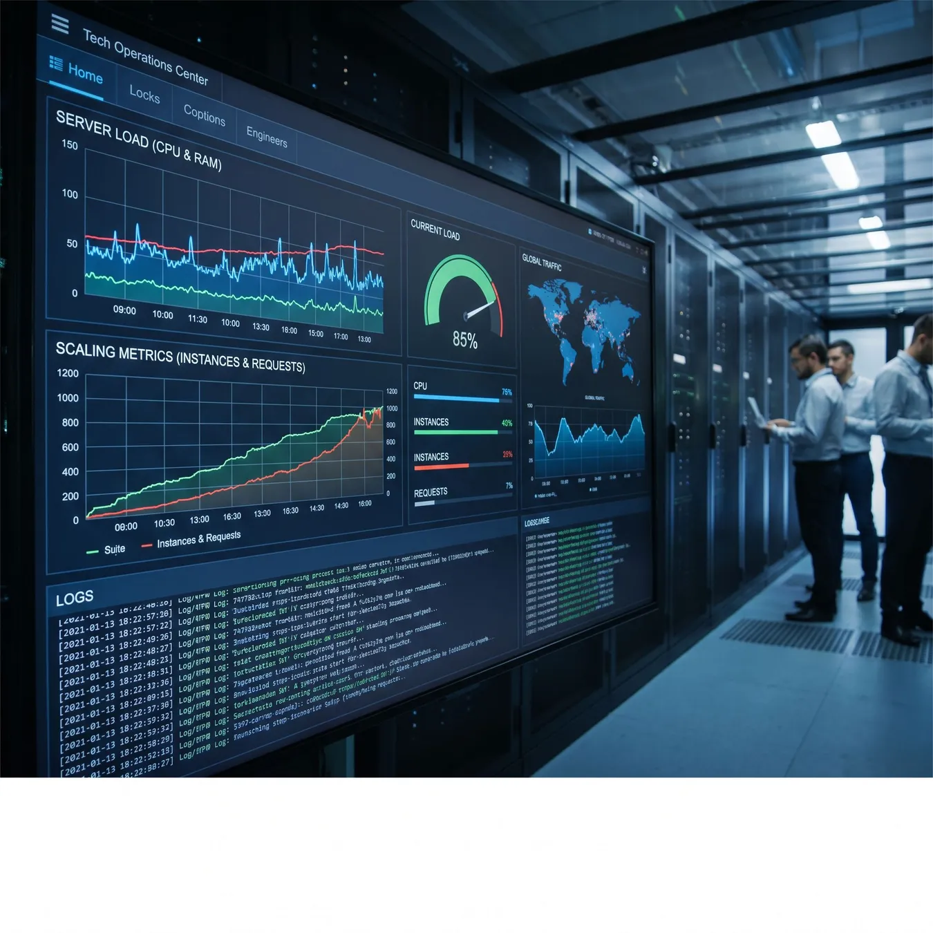 Monitoring performance is critical during growth phases.