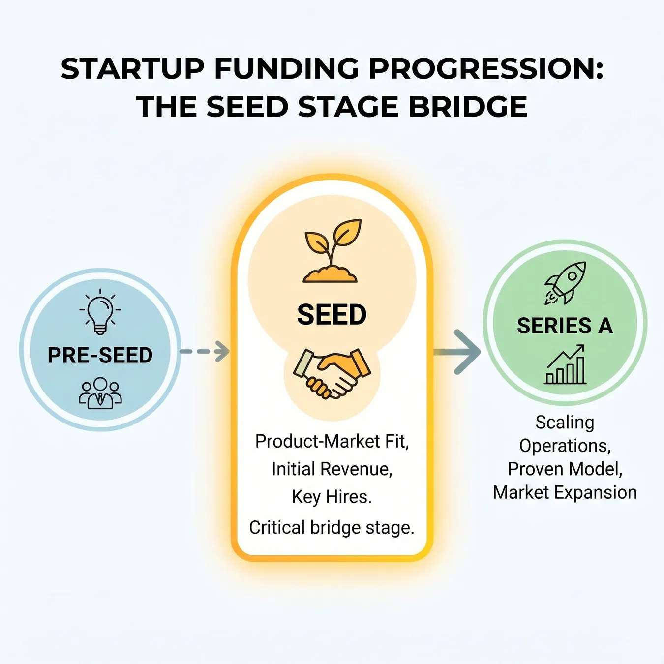The seed stage acts as the critical bridge between initial validation and institutional scaling.