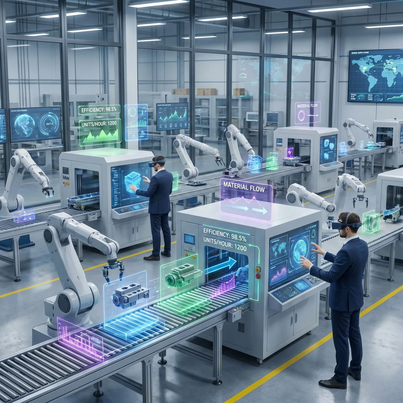 Data-driven production floor monitoring.