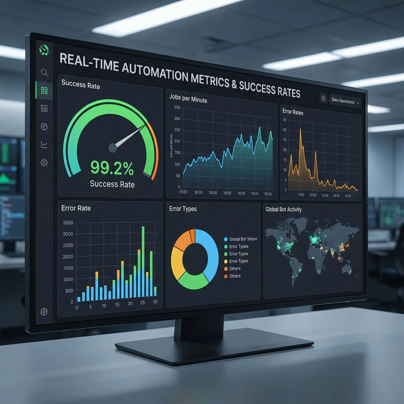 Monitoring system health.