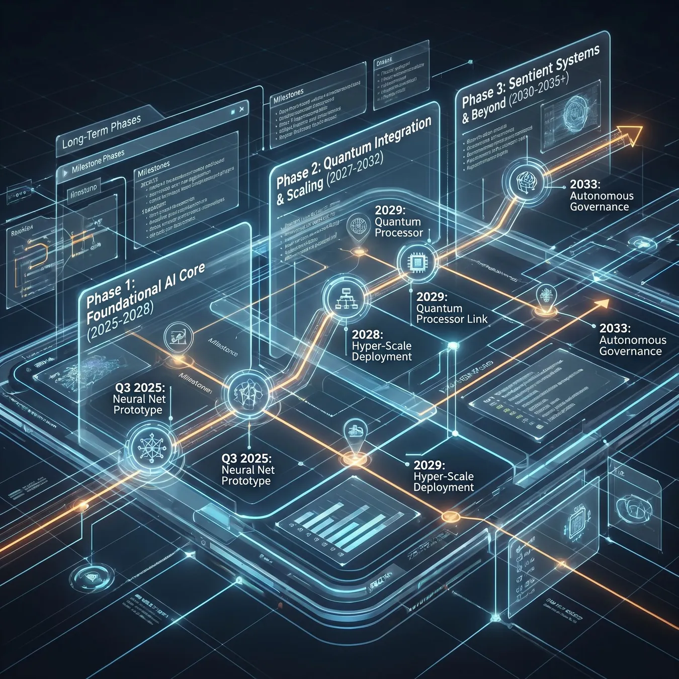 Visualizing the complexity of long-lifecycle product roadmaps.
