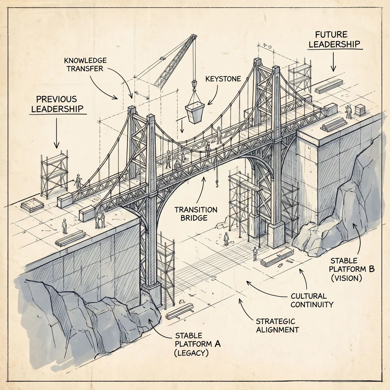 Bridging the leadership gap ensures that technical debt doesn't accumulate during executive searches.