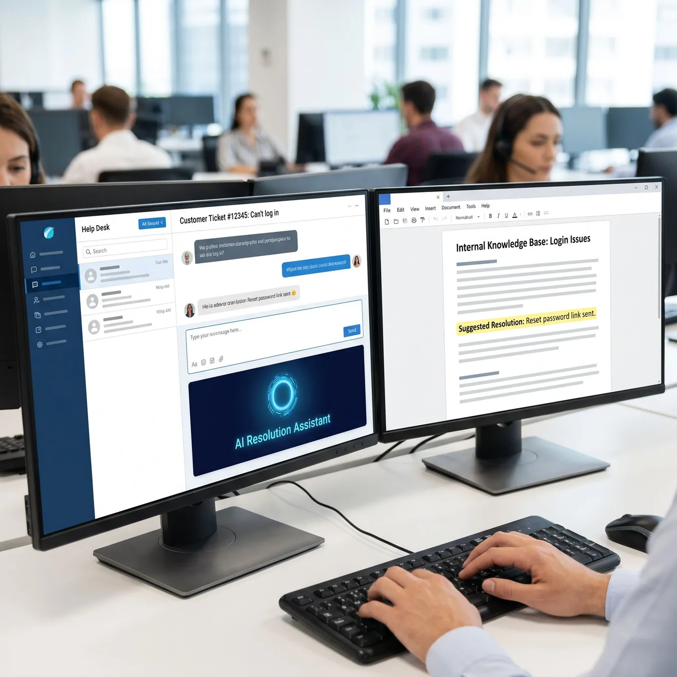 AI-driven support automation.