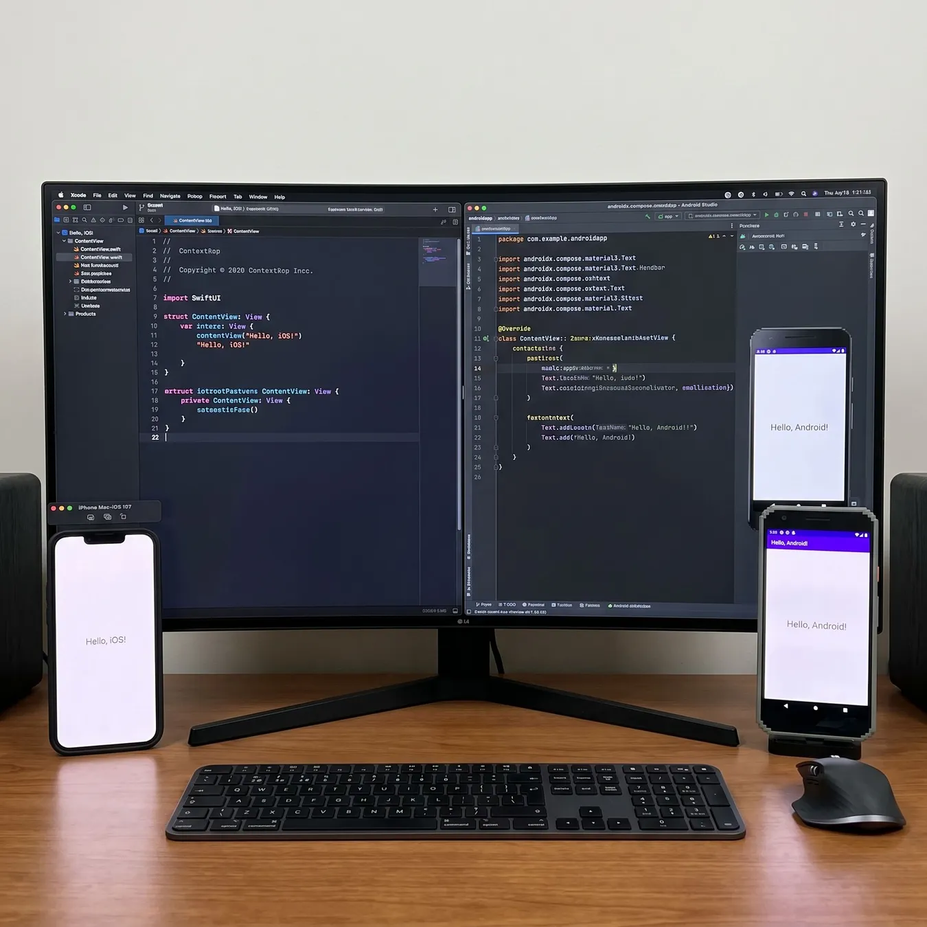 Native development requires distinct codebases for each operating system.