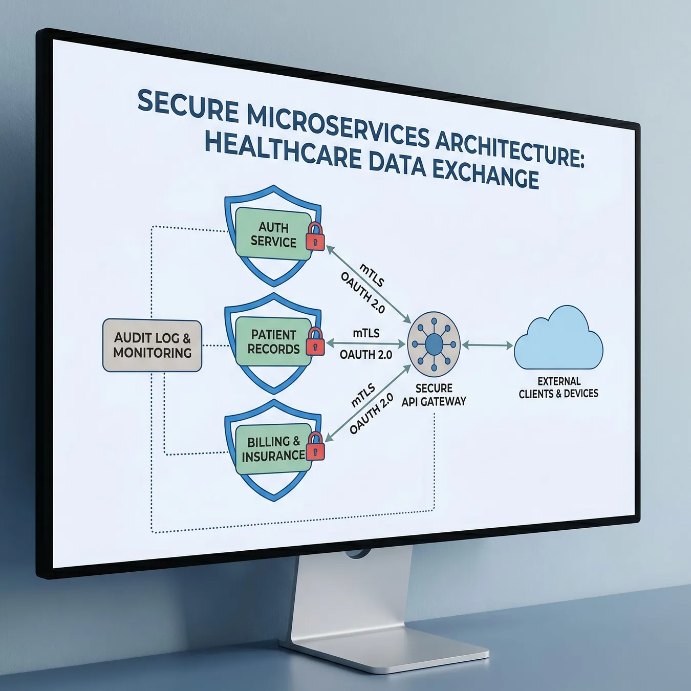Scalable architecture for healthcare systems.
