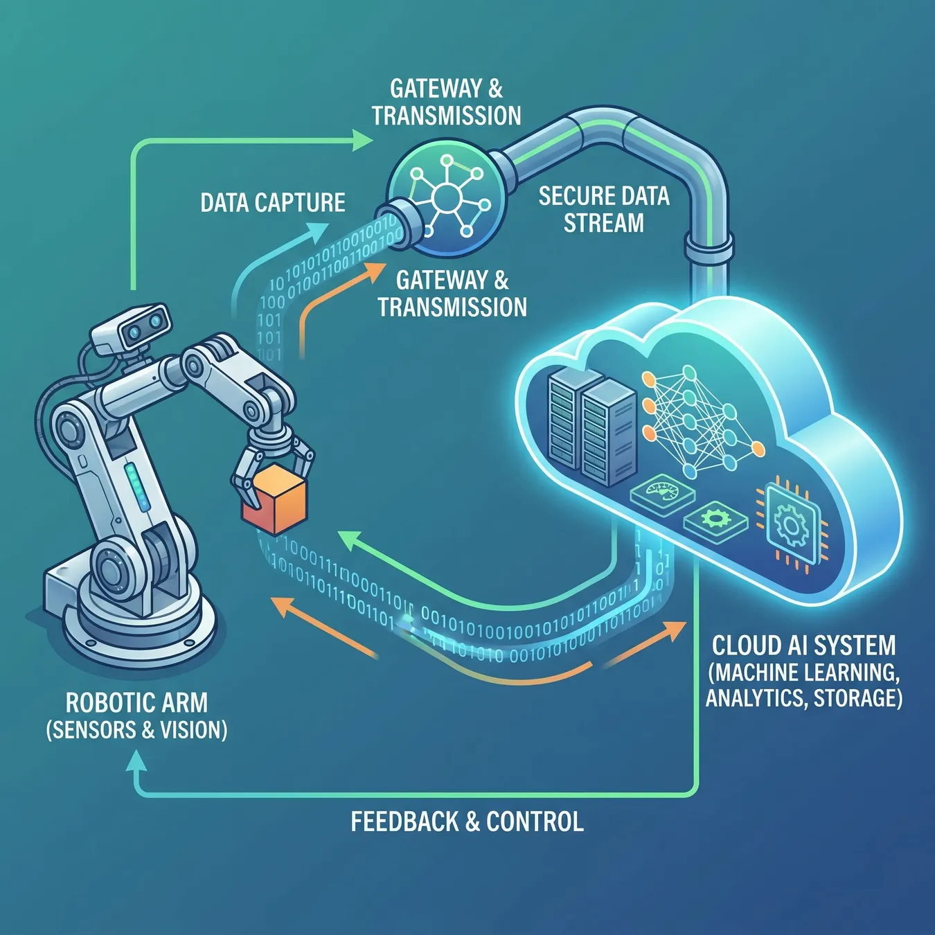 Hardware-to-cloud data integration.